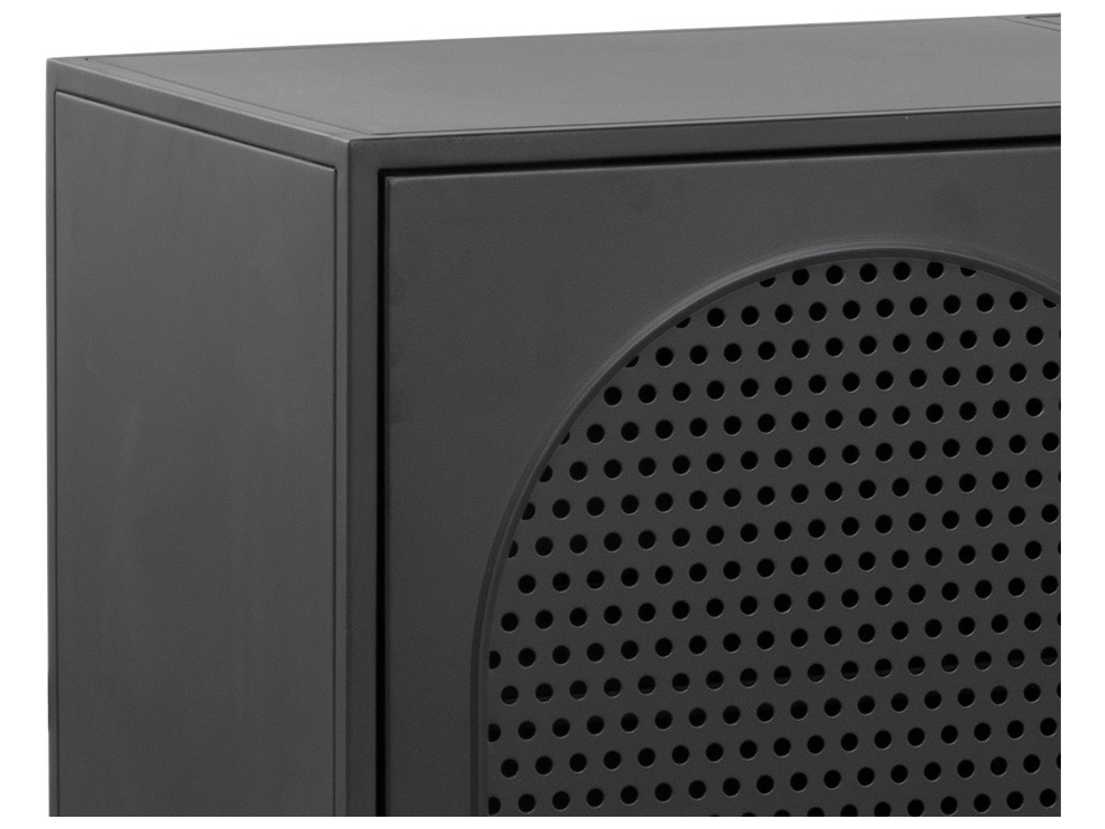 Sunpan Aziza 72" Black Media Console