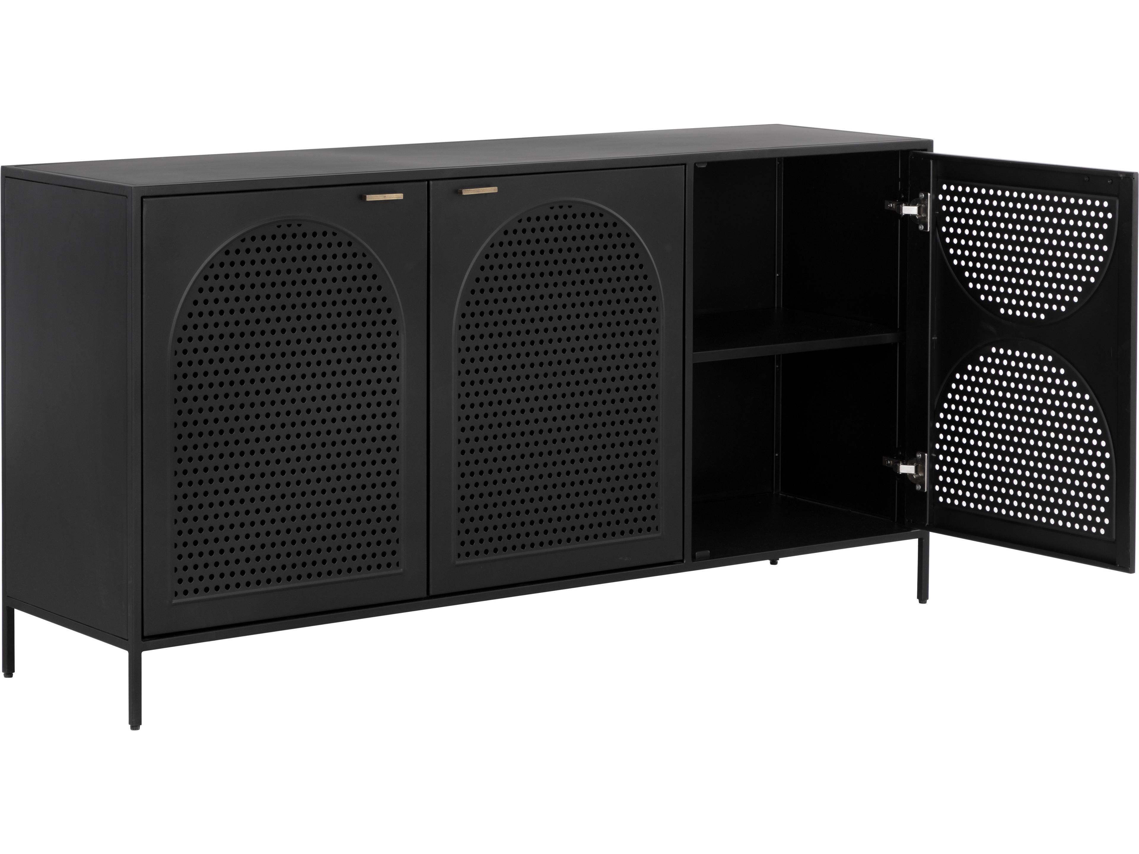 Aziza 59" Black Sideboard