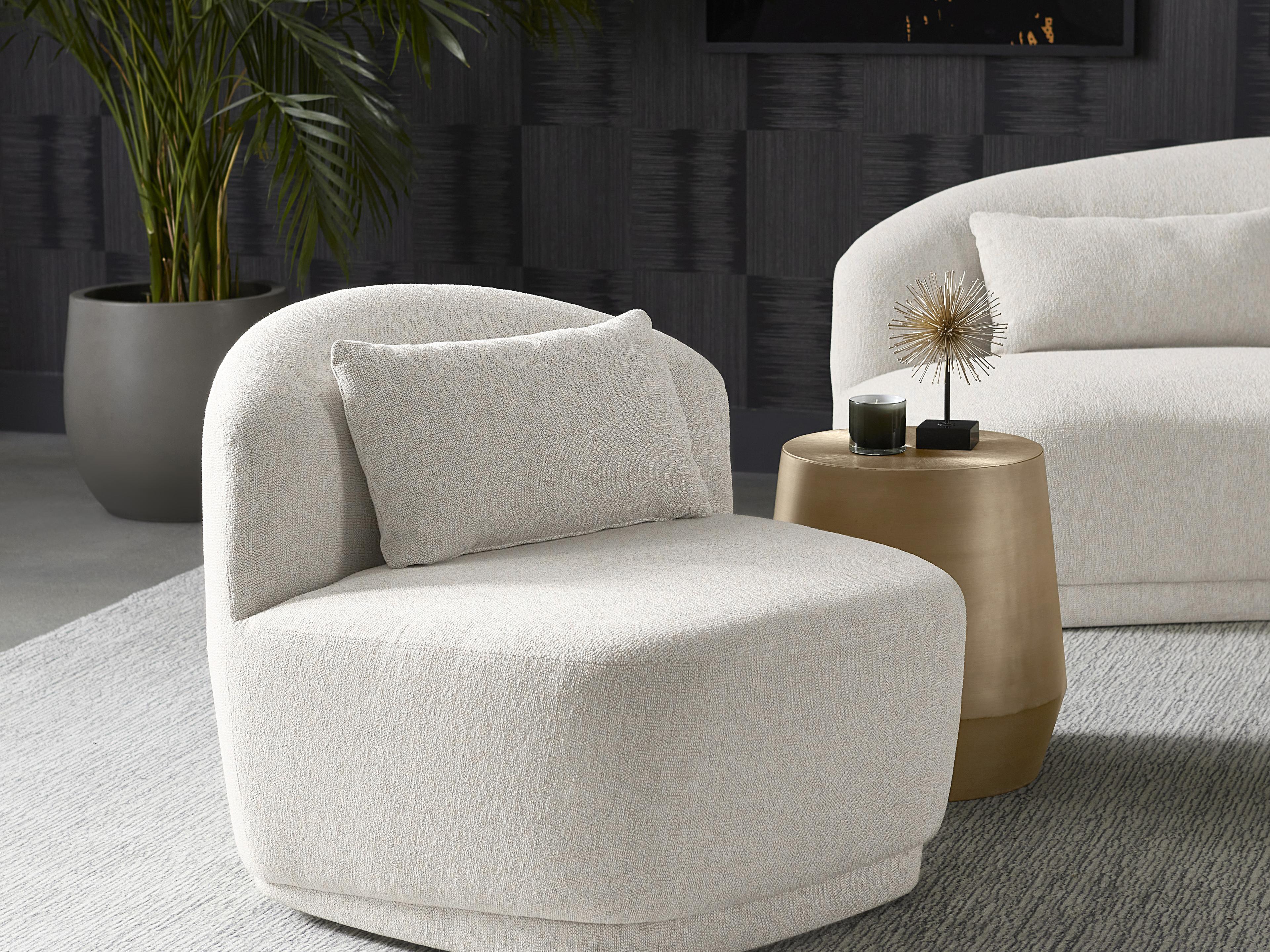 Sunpan Creed Round Metal Antique Gold End Table