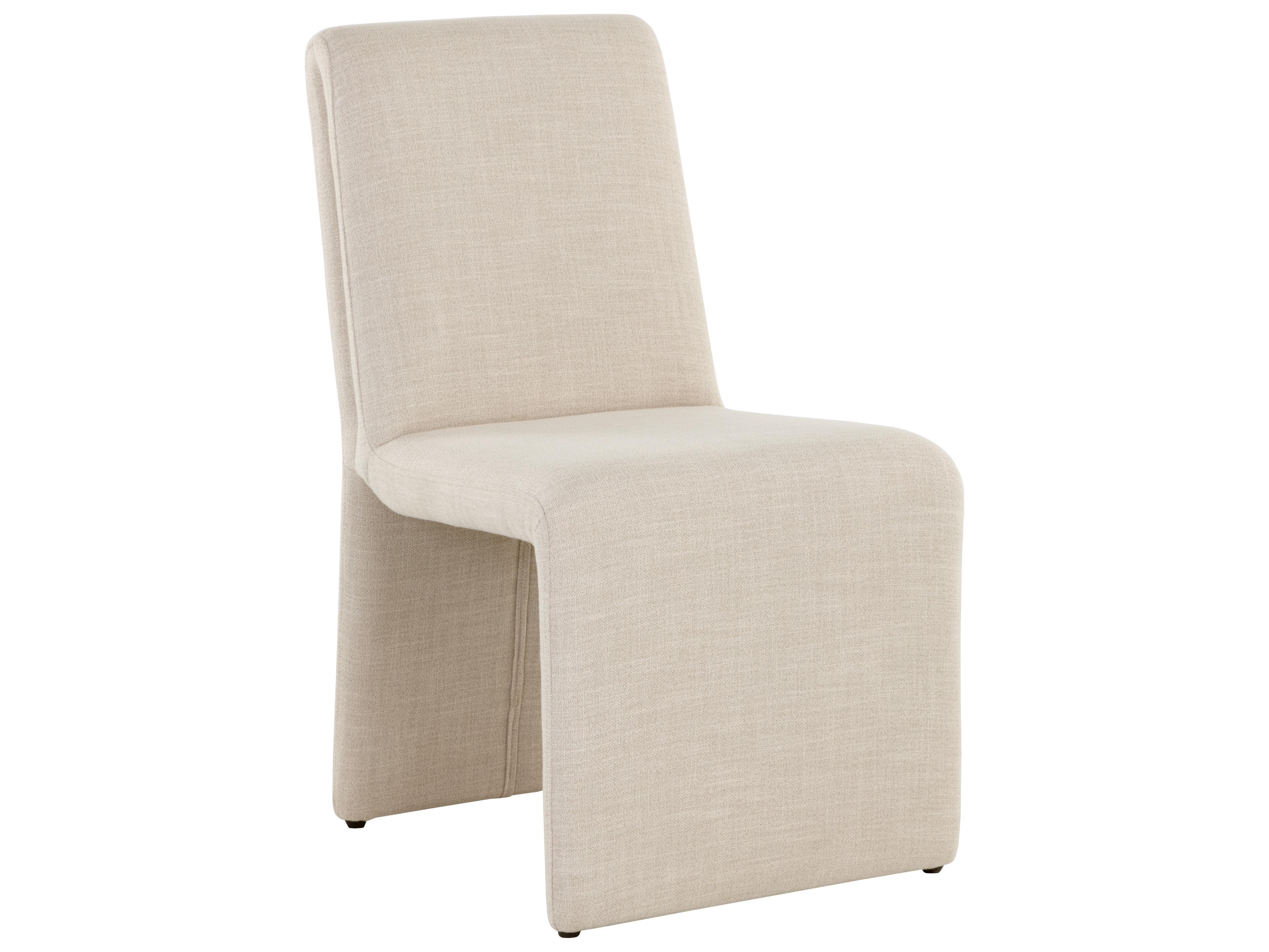 Cascata Beige Upholstered Side Dining Chair