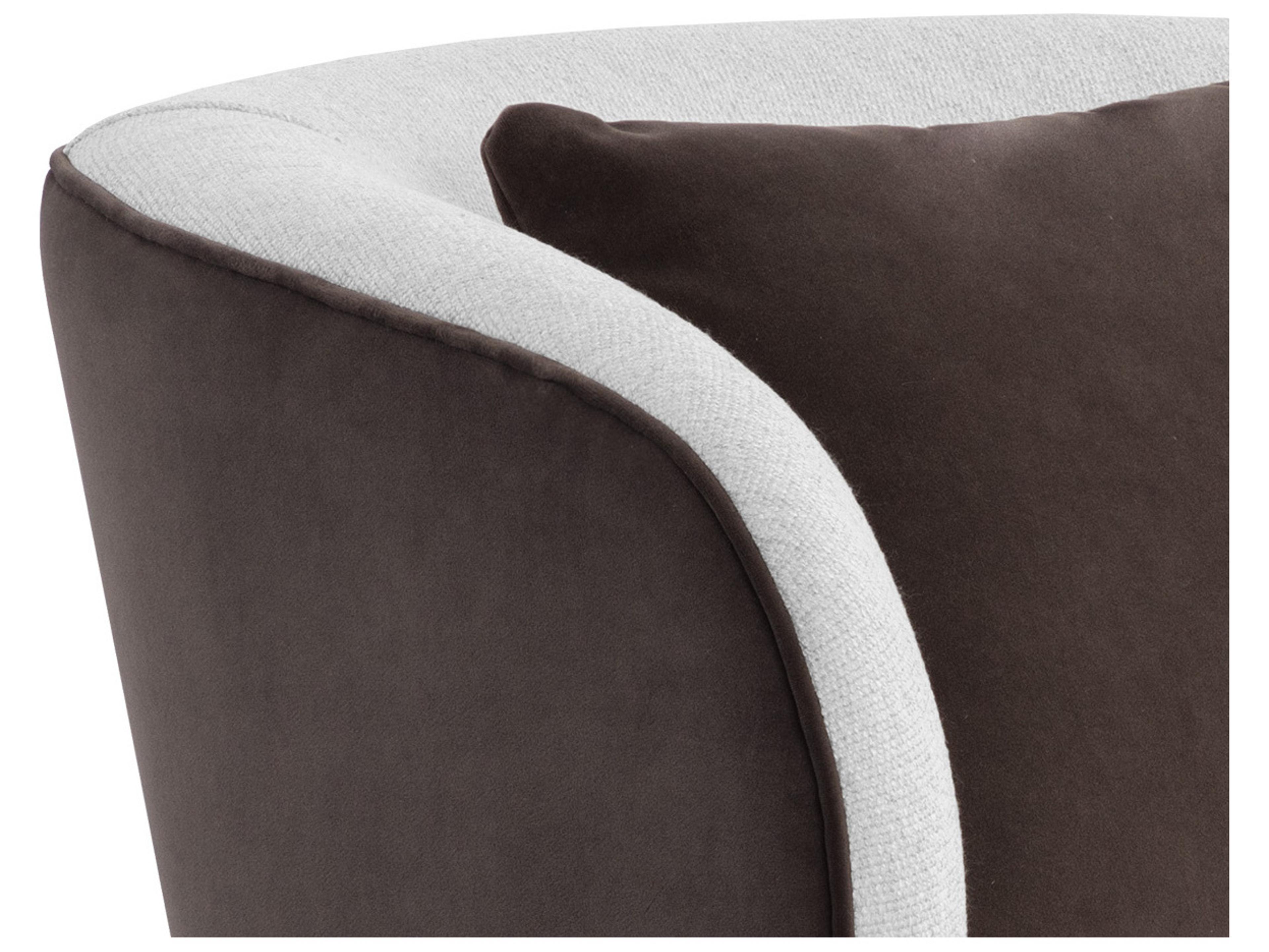 Sunpan Ikon Gold Fabric Accent Chair