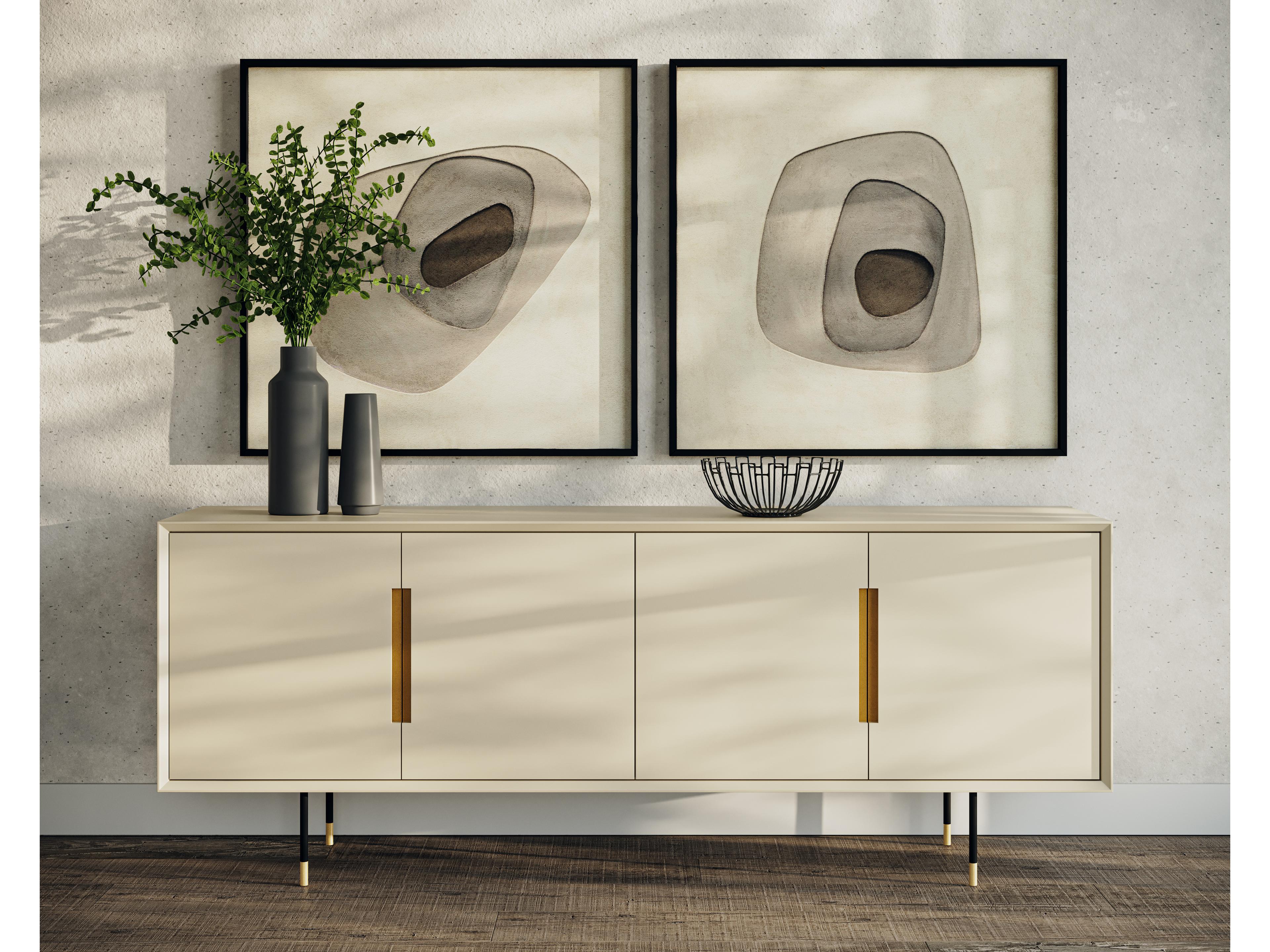 Sunpan Danbury 74" Modern Cream Sideboard