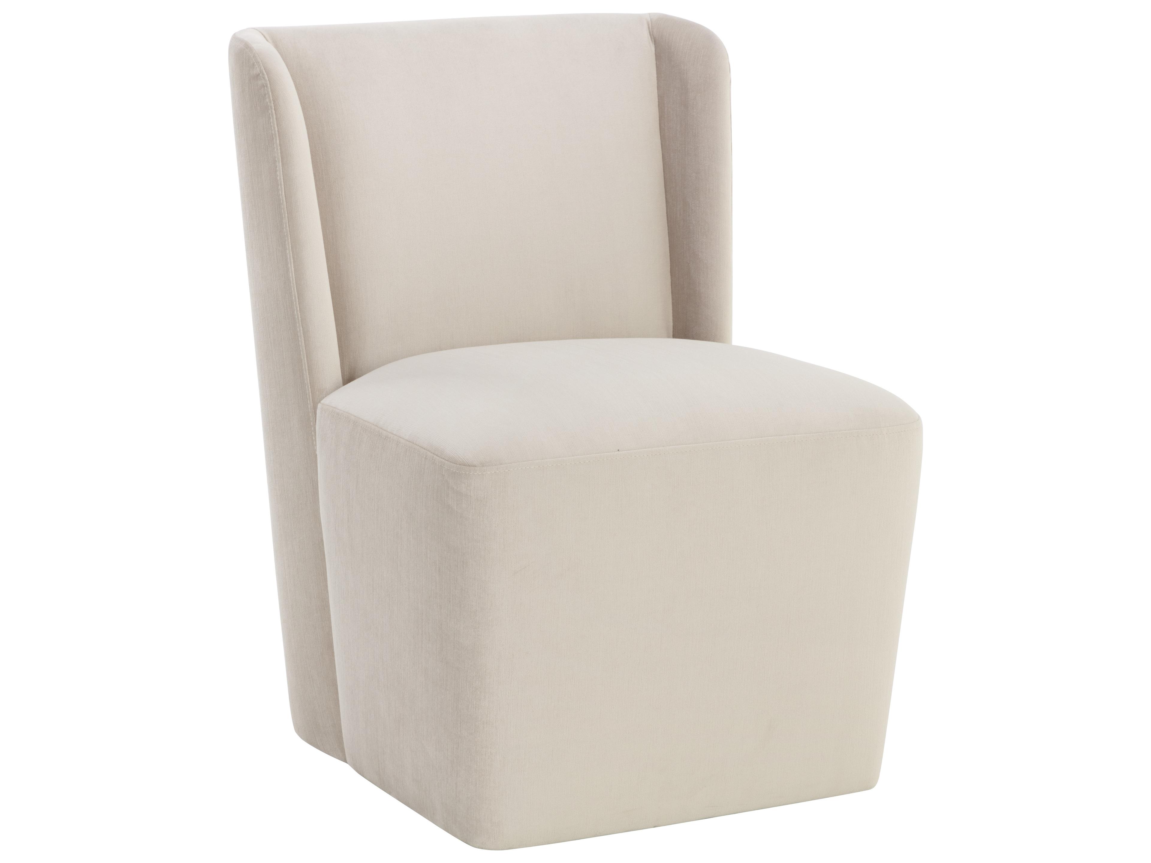 Amita Champagne Upholstered Side Dining Chair
