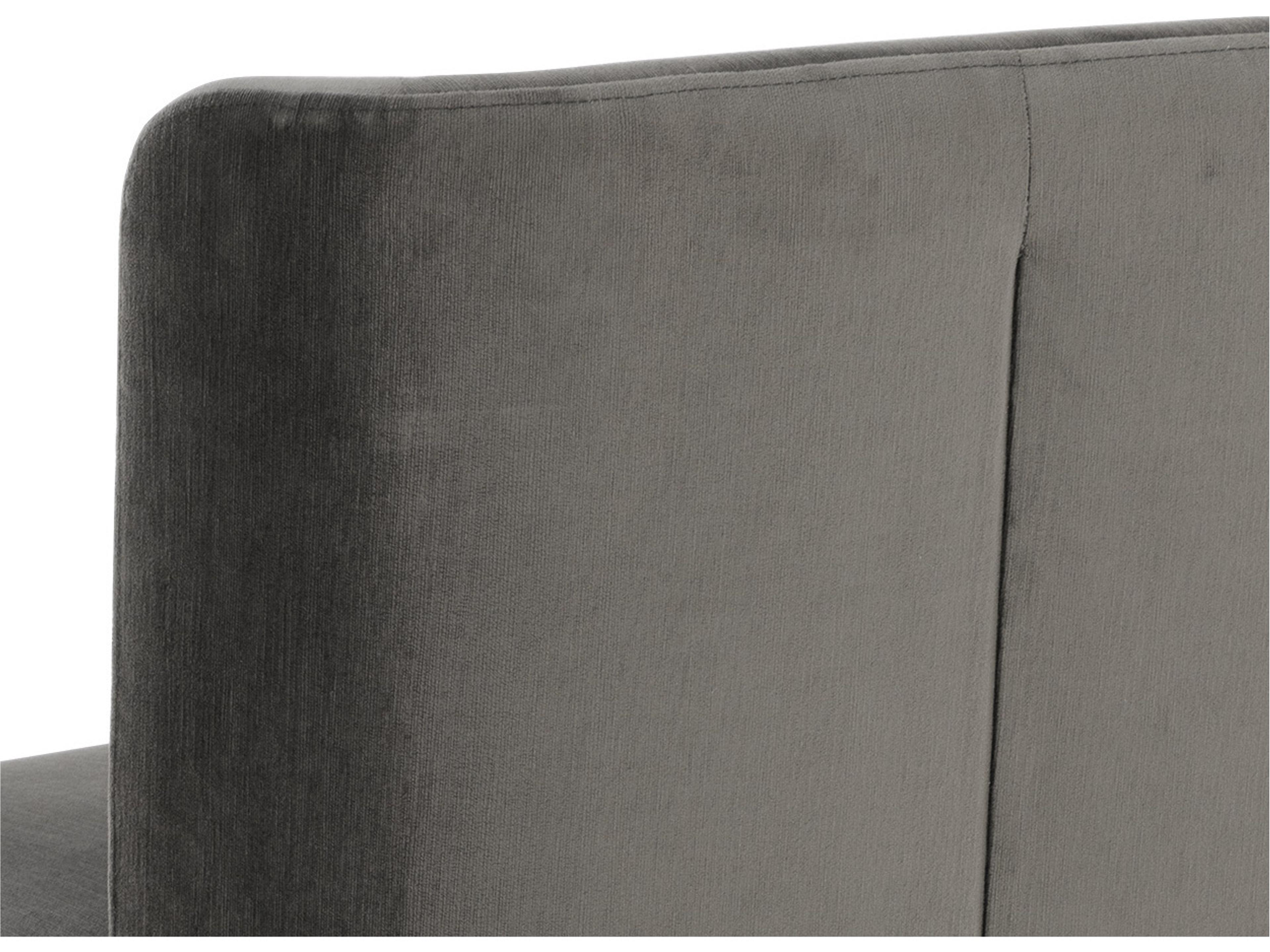 Sunpan Amita Gray Upholstered Side Dining Chair