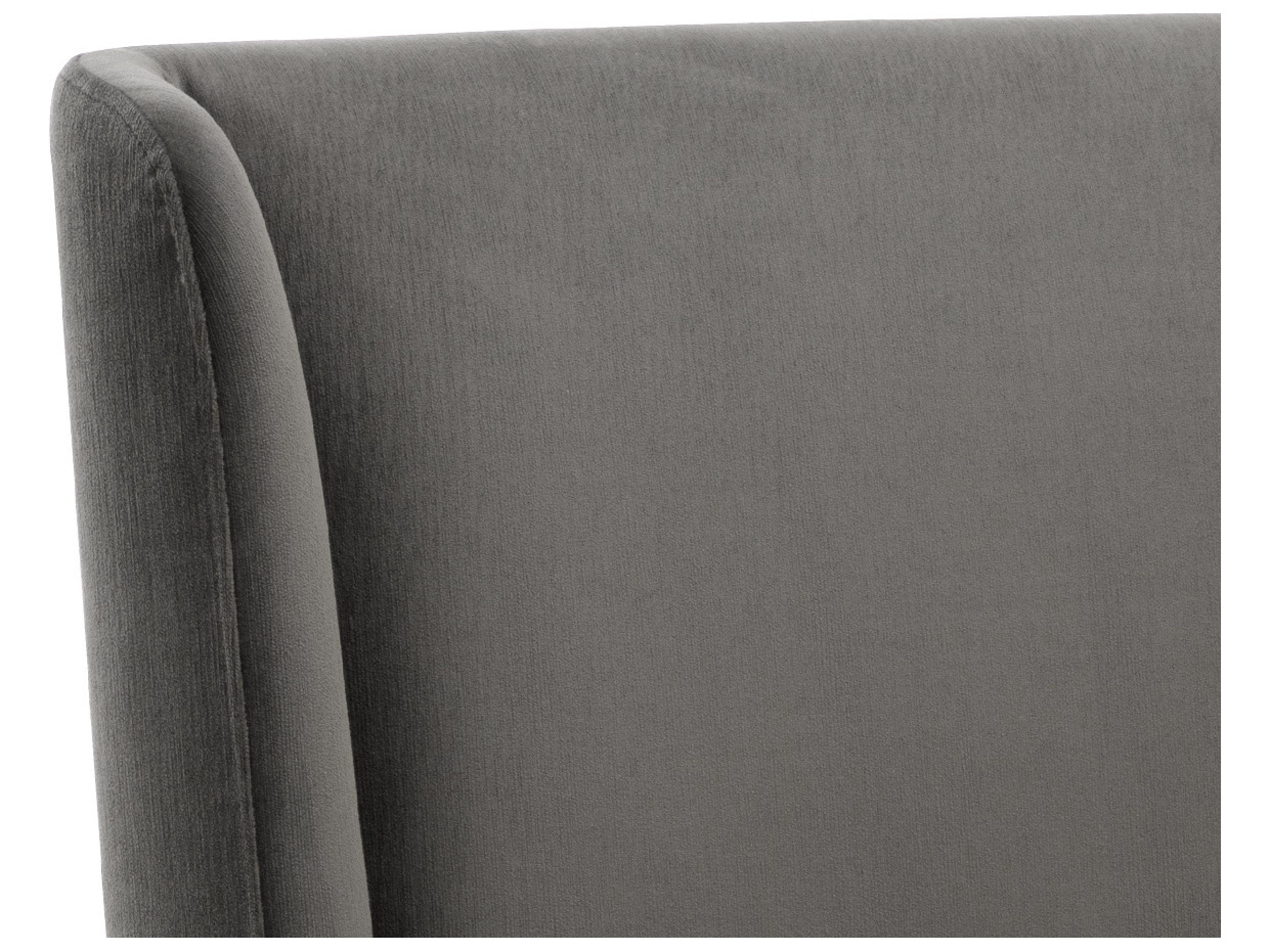 Sunpan Amita Gray Upholstered Side Dining Chair