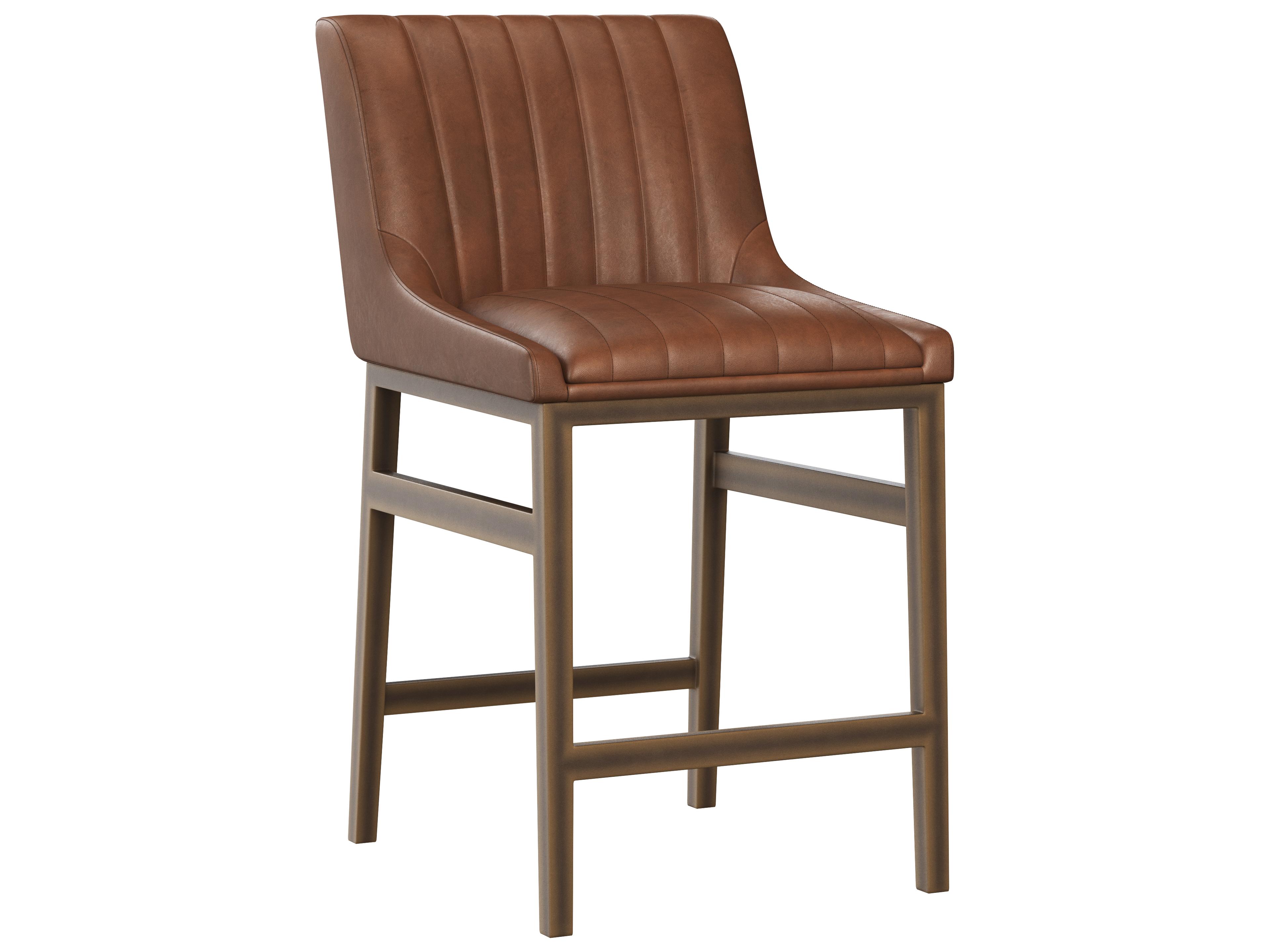 Halden Counter Stool in Bravo Cognac
