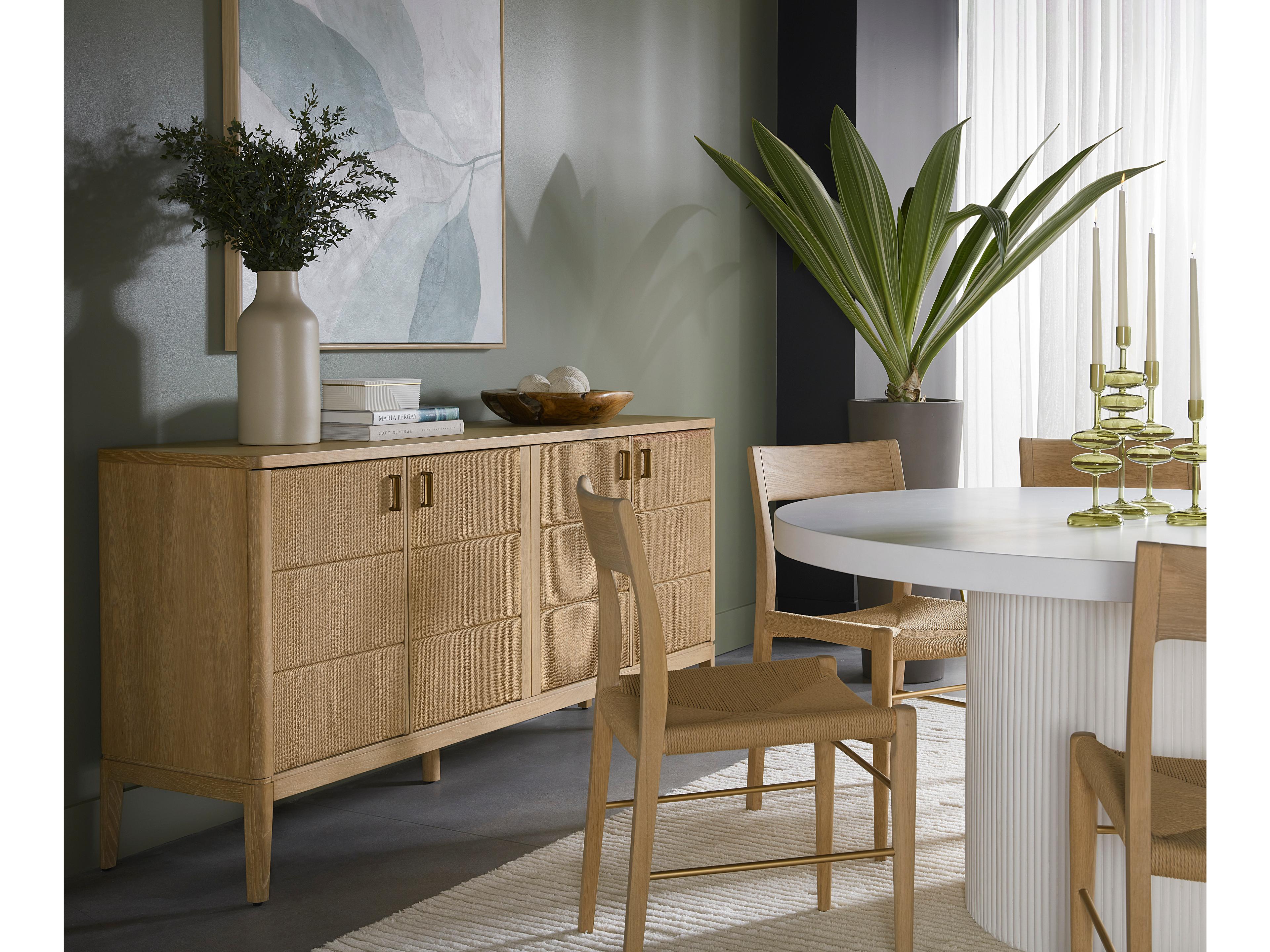 Sunpan Etienne 71" Oak Wood Rustic Sideboard