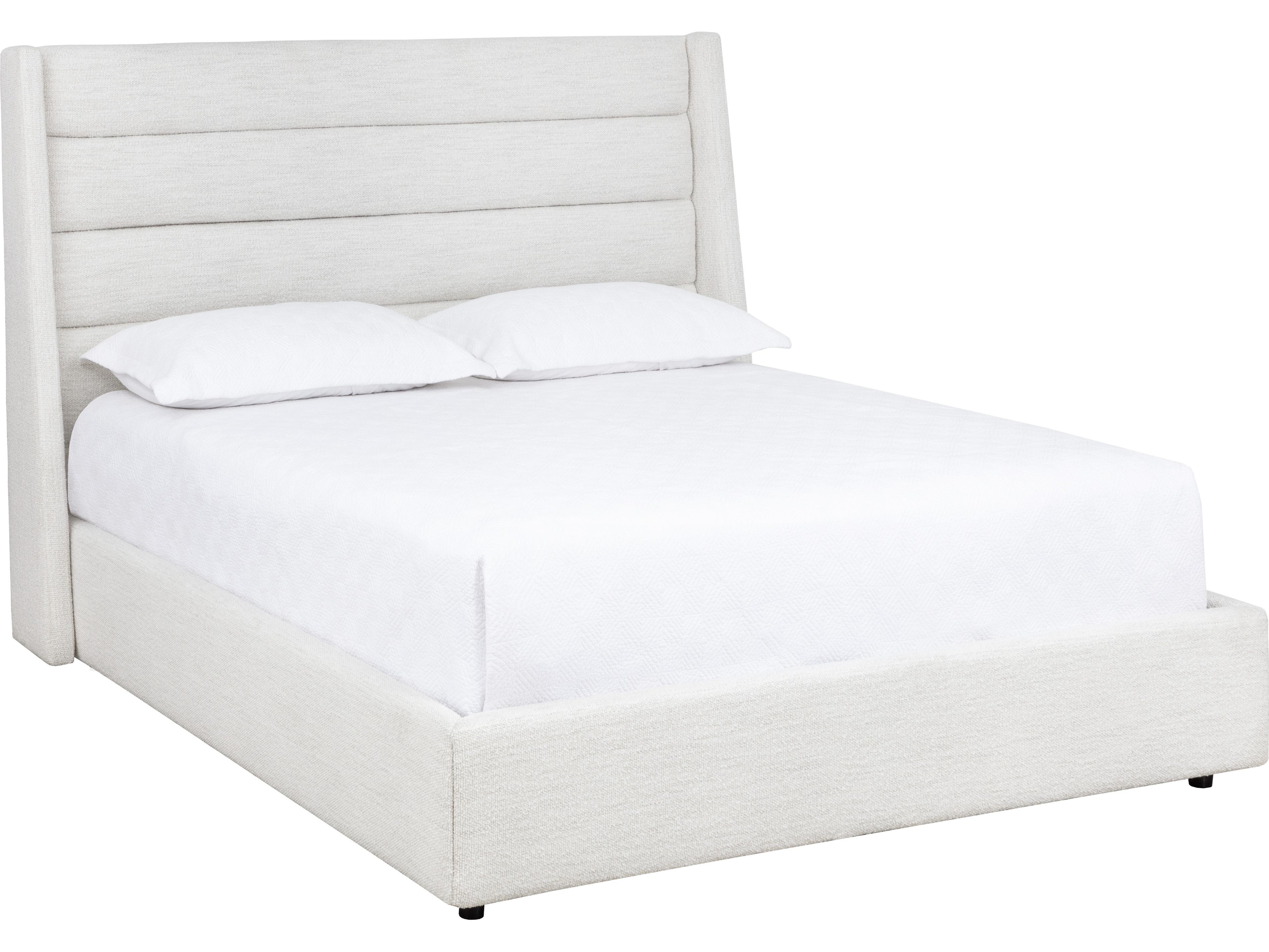 Emmit Bed in Queen in Merino Pearl