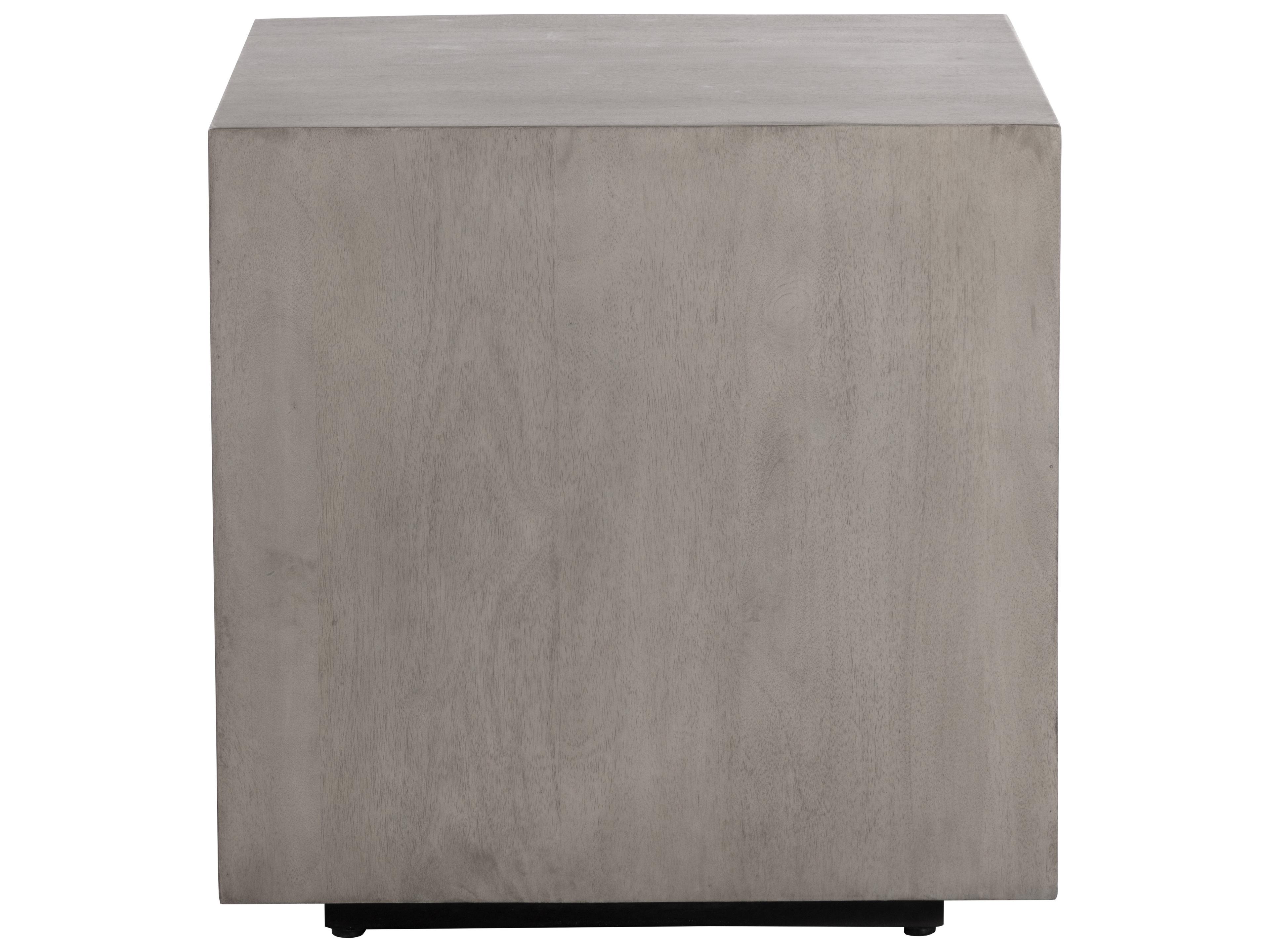 Sunpan Frezco Square Wood Grey End Table