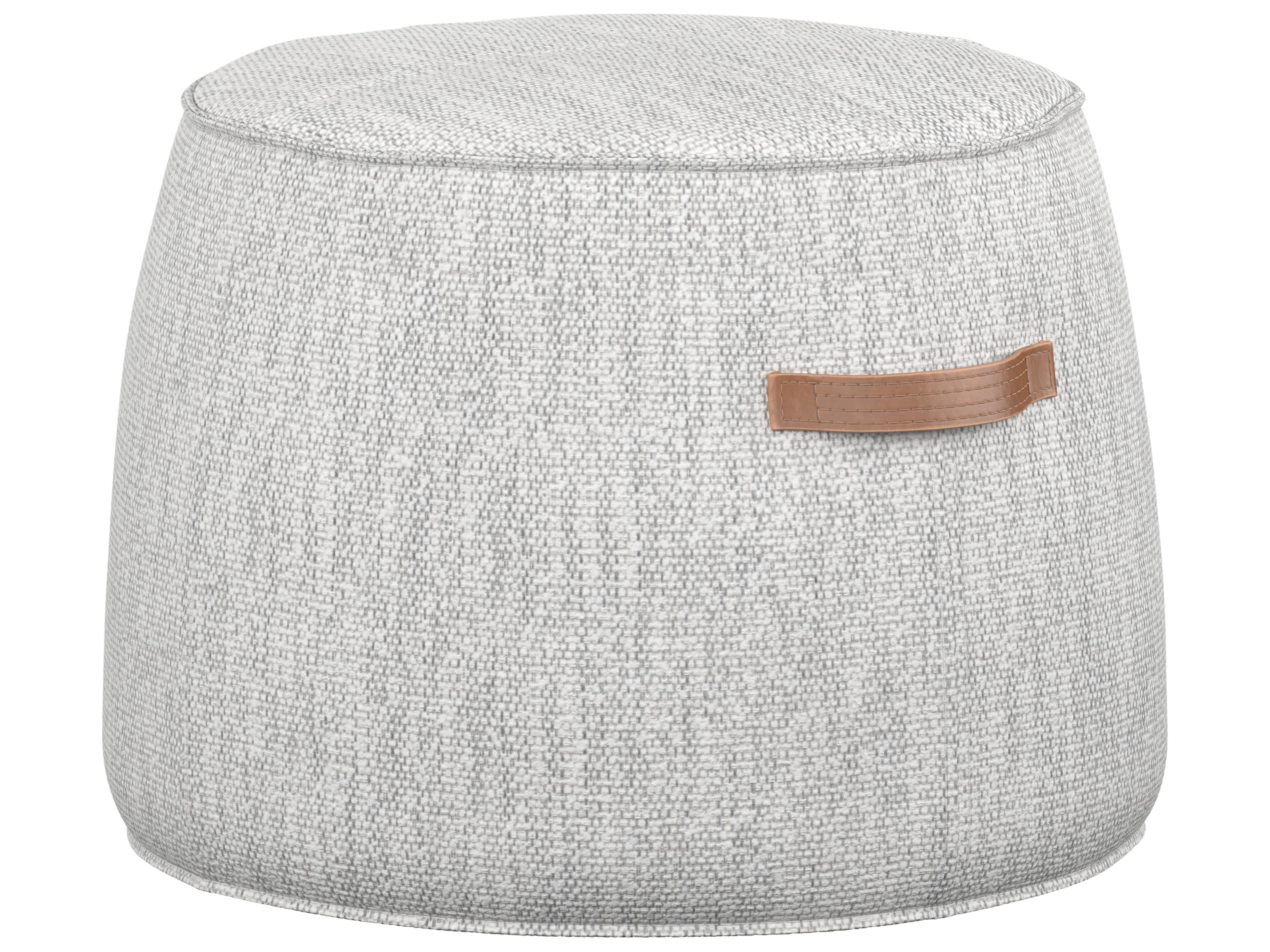 Mitchell Ottoman in Merino Cotton