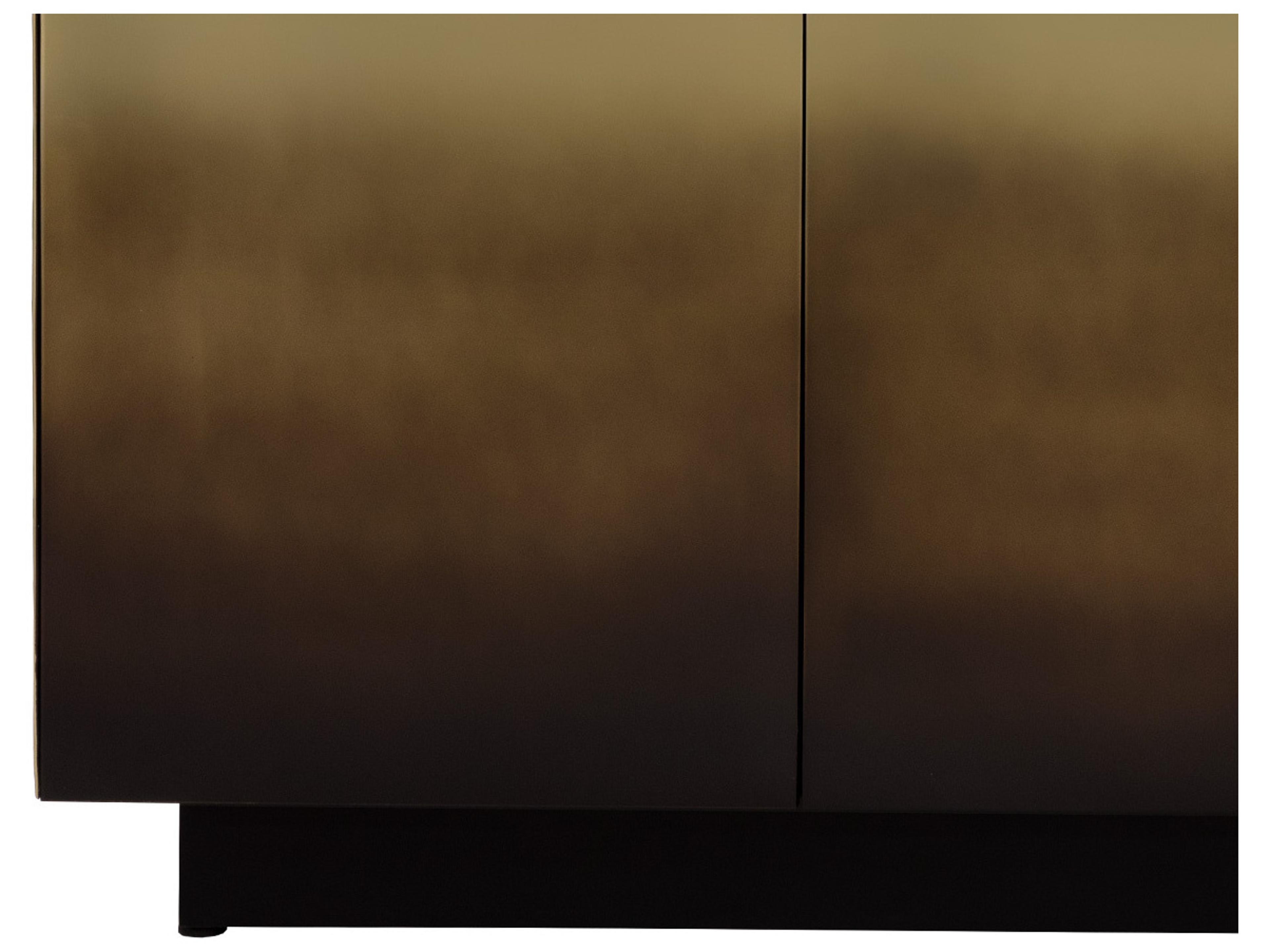 Sunpan Calvosa 88" Bronze Black Sideboard