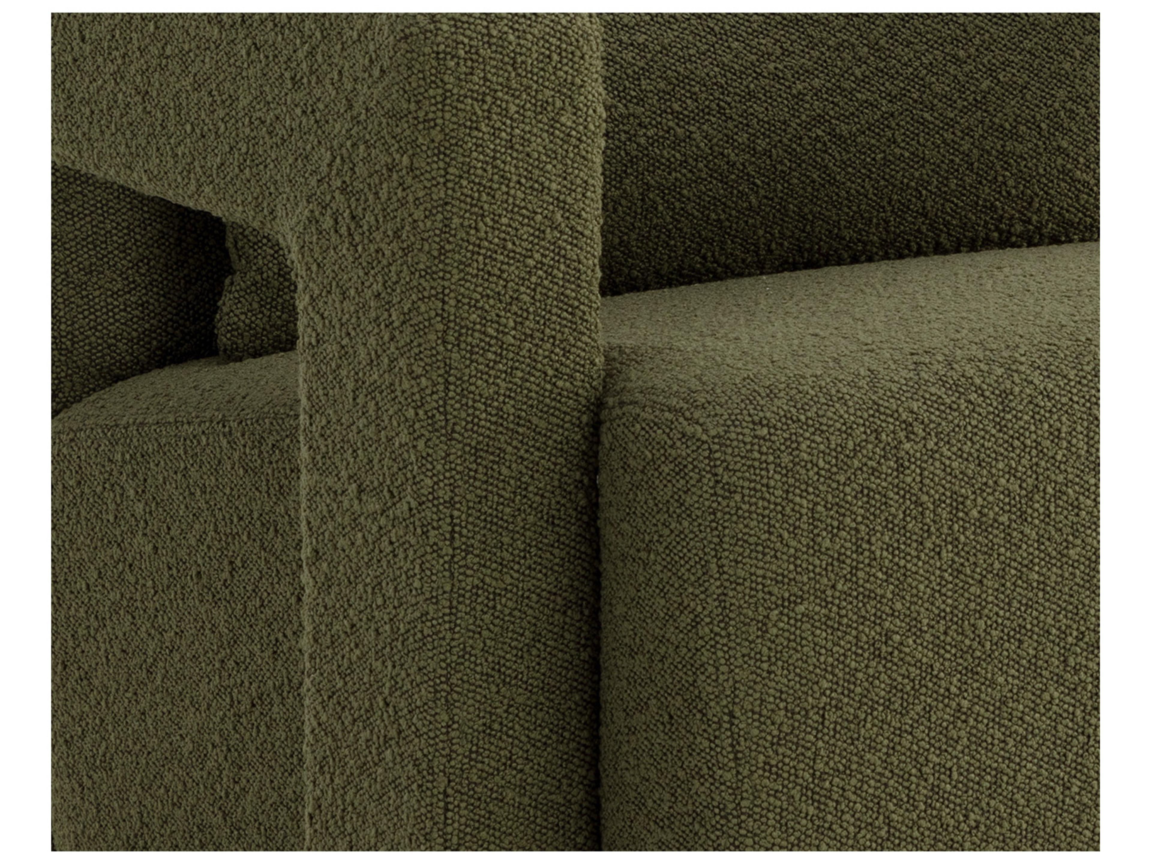Sunpan Forester Green Fabric Accent Chair