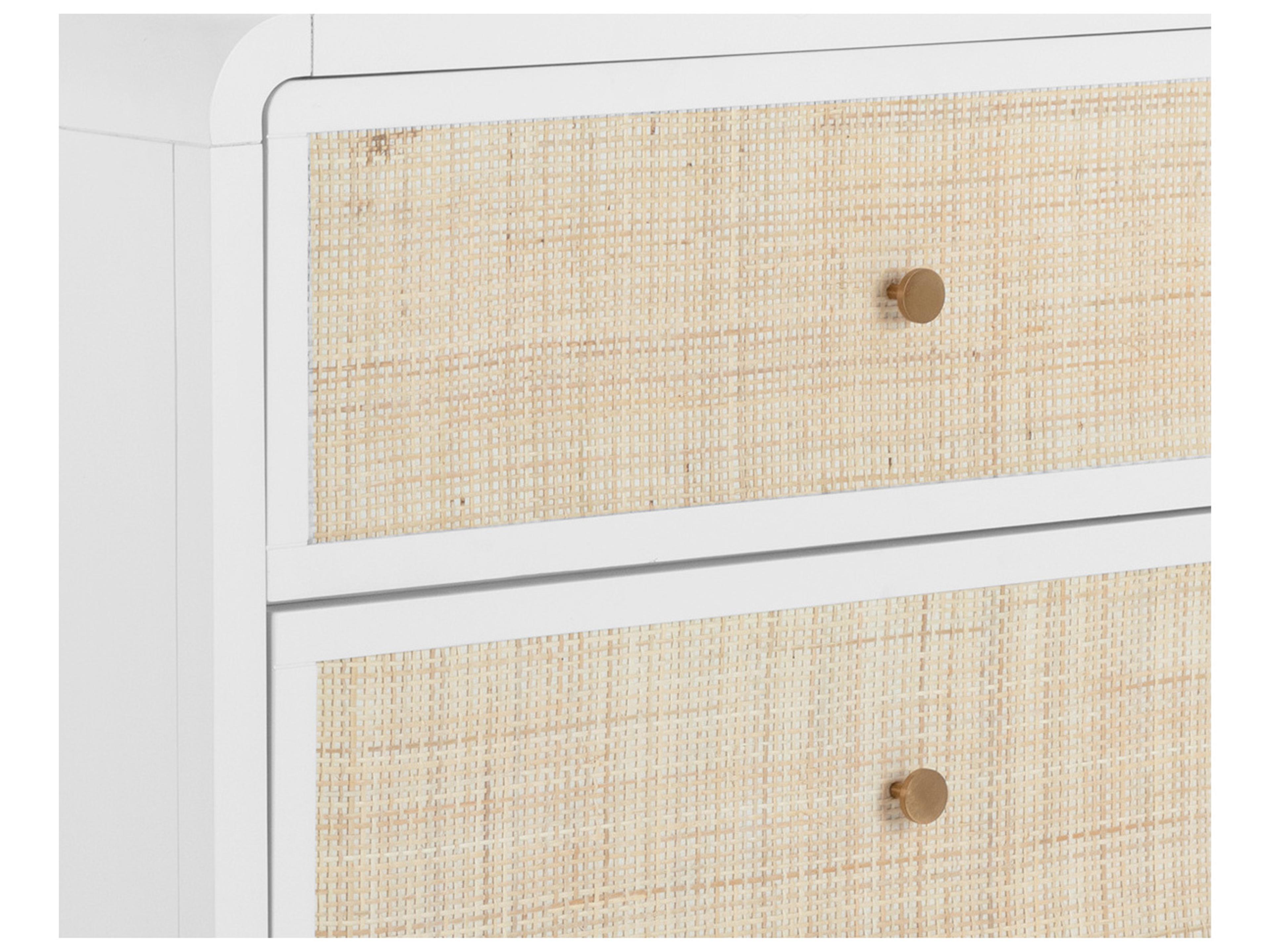 Sunpan Tierra 6-Drawers Oak Wood Double Dresser