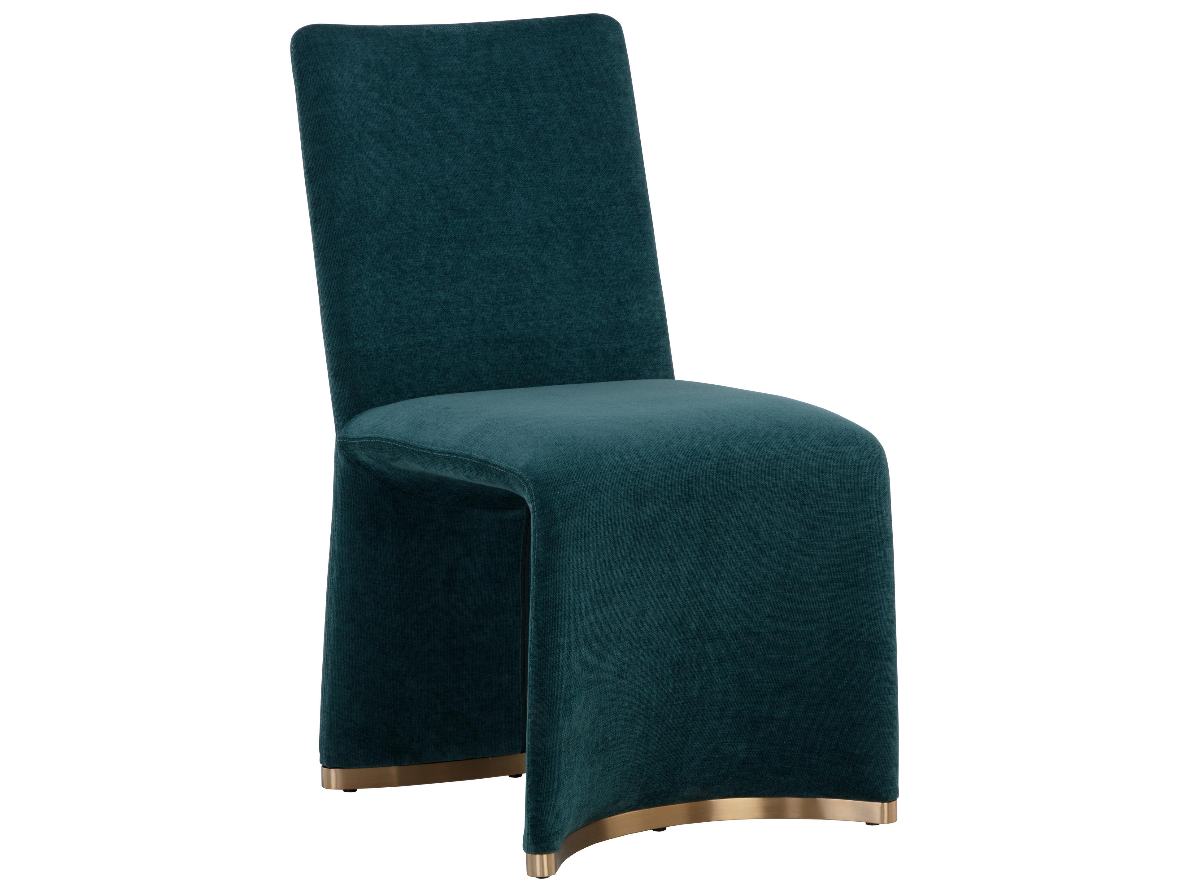 Iluka Blue Upholstered Side Dining Chair
