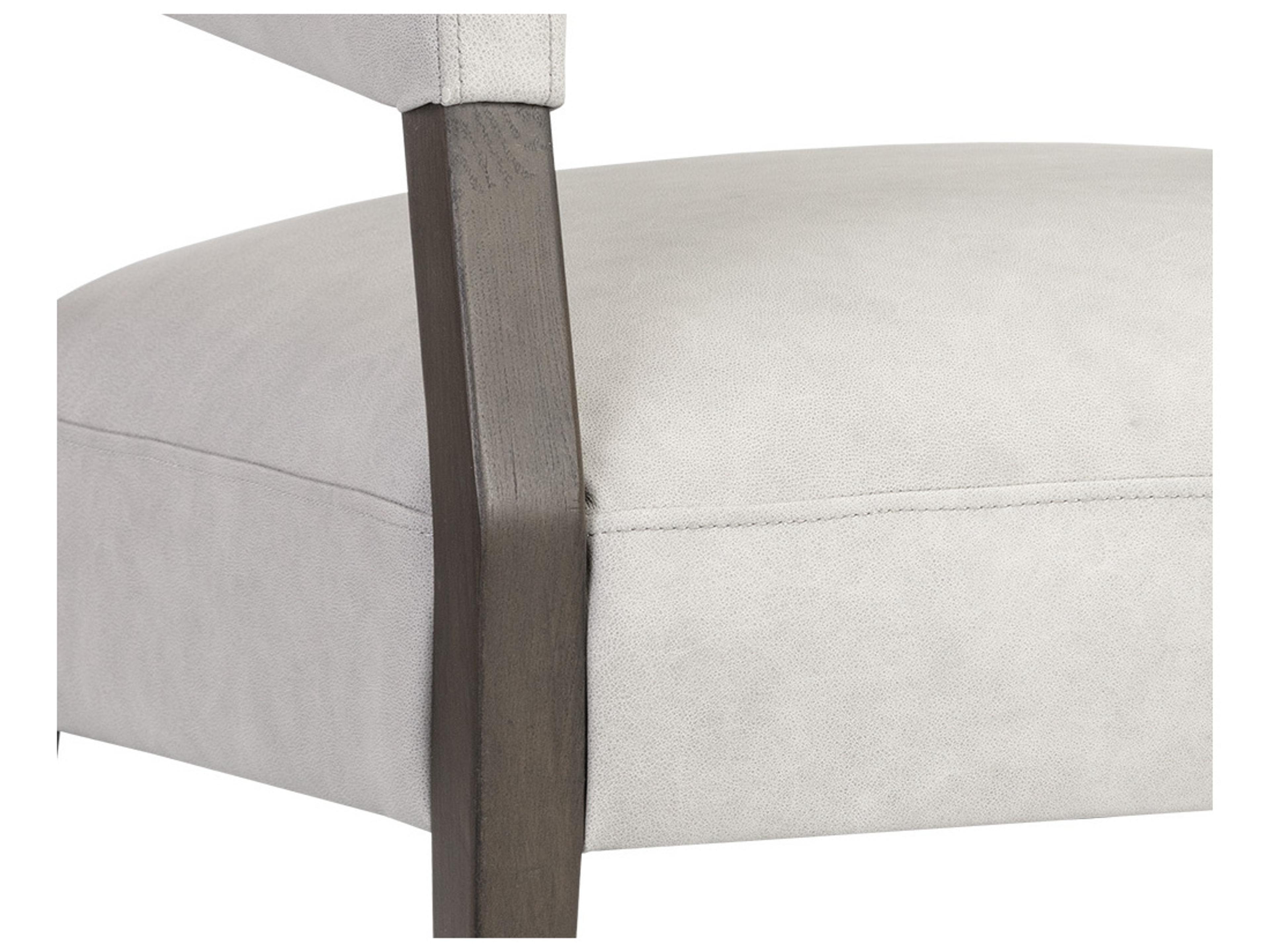 Sunpan Carlyle Brown Leather Accent Chair