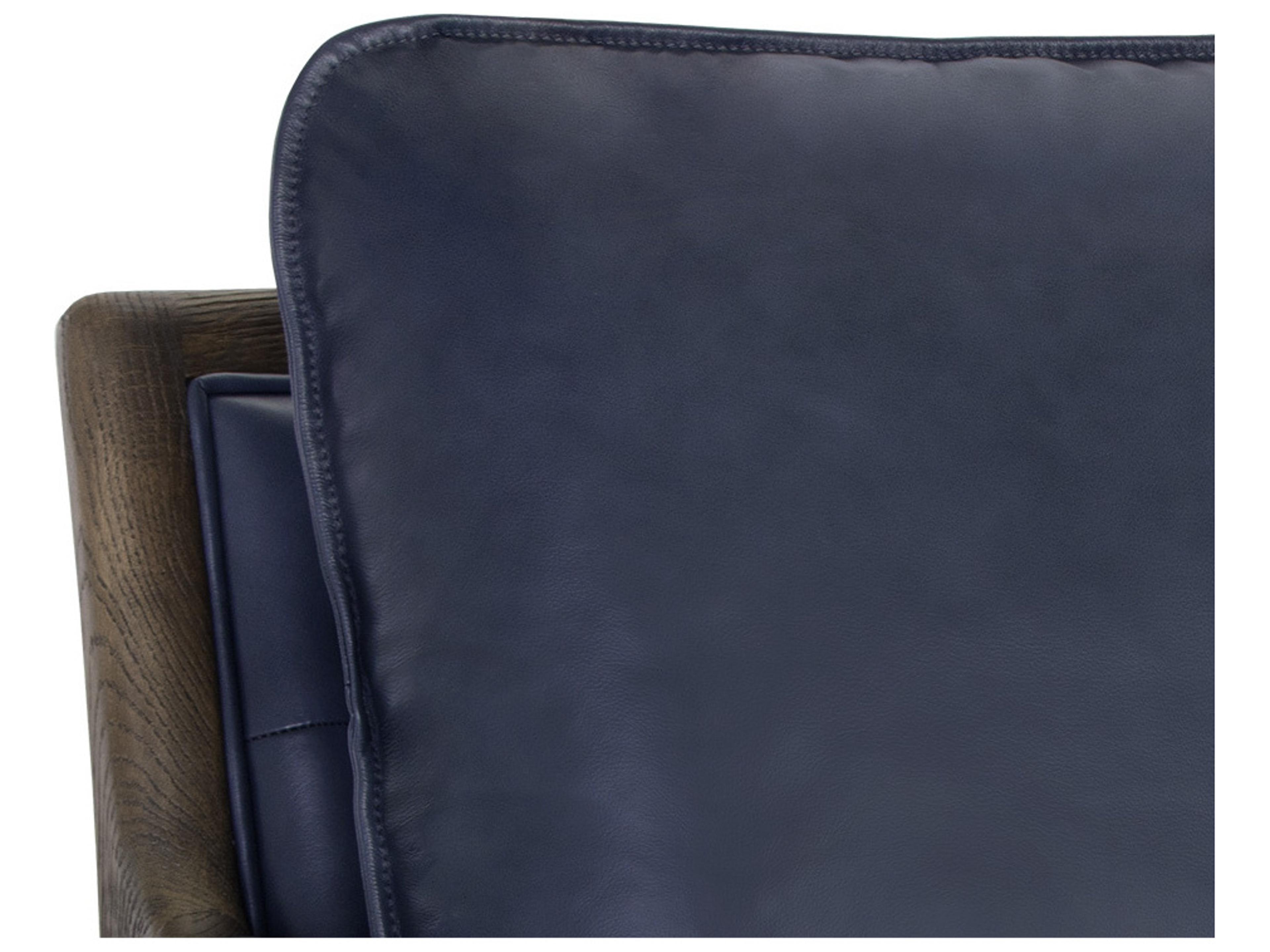 Sunpan Mauti 28.25" Mauti Armchair Distressed Brown Cortina Ink Leather