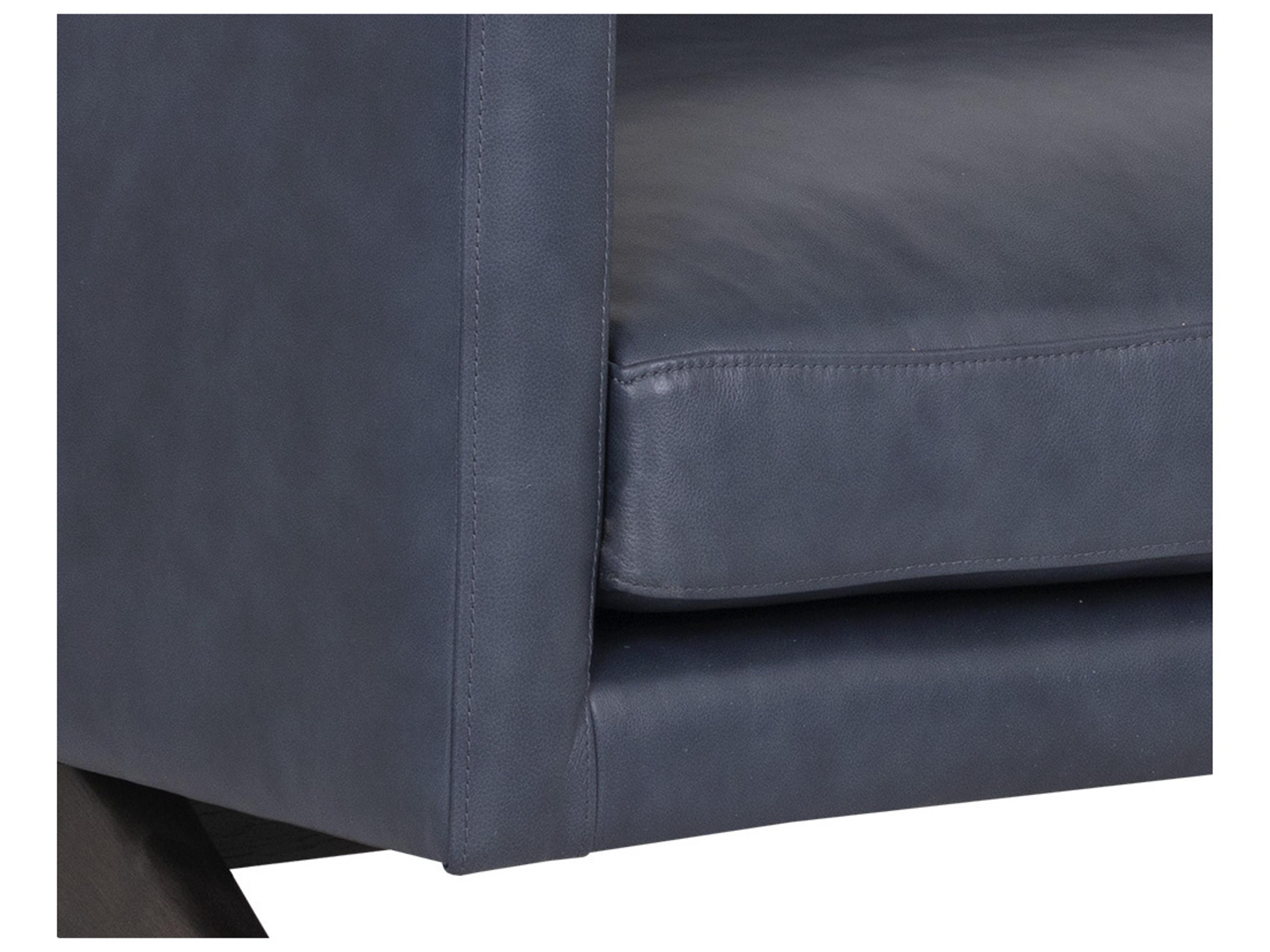 Sunpan Rogers 84" Rogers Sofa Cortina Ink Leather