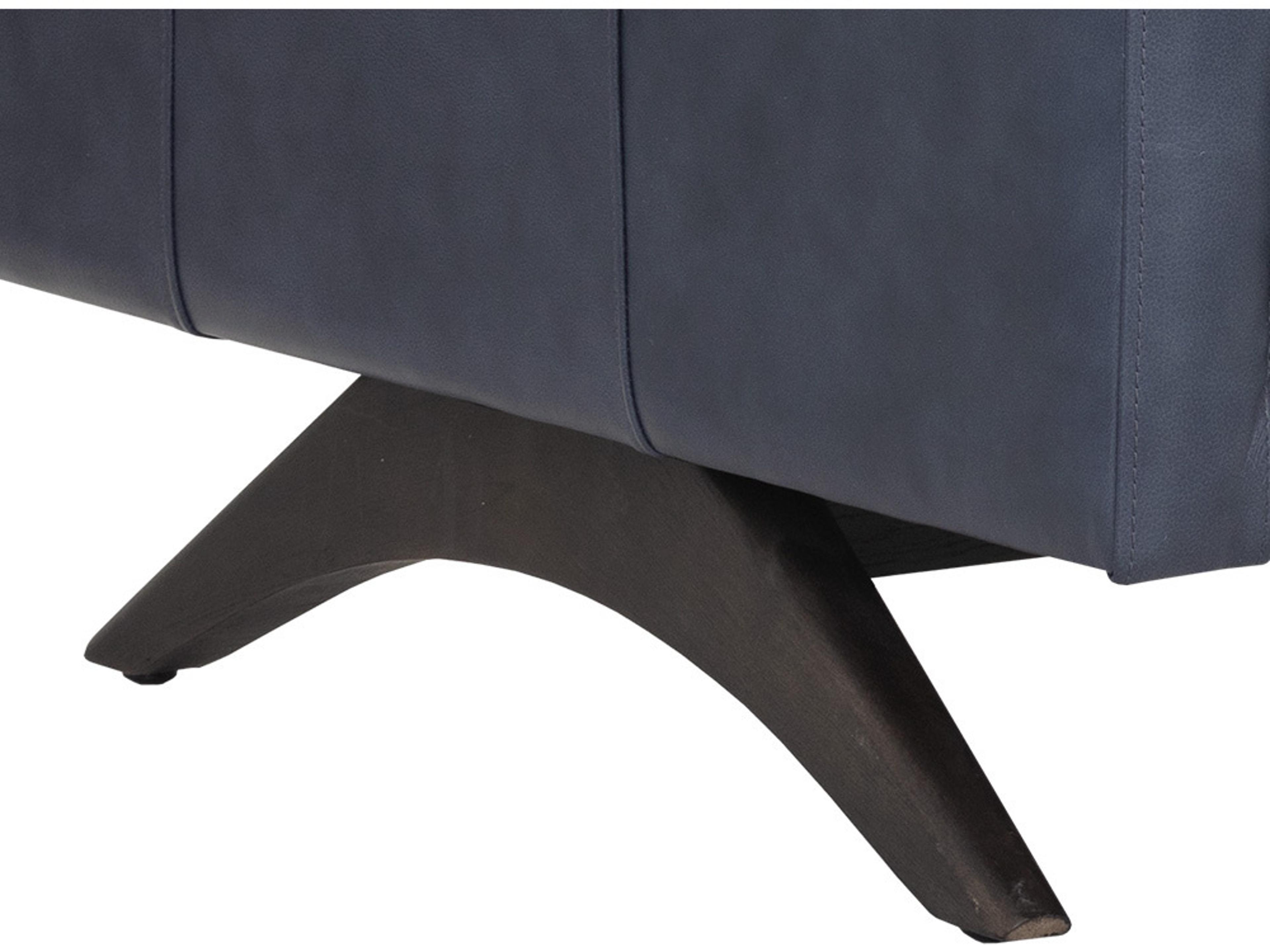 Sunpan Rogers 84" Rogers Sofa Cortina Ink Leather