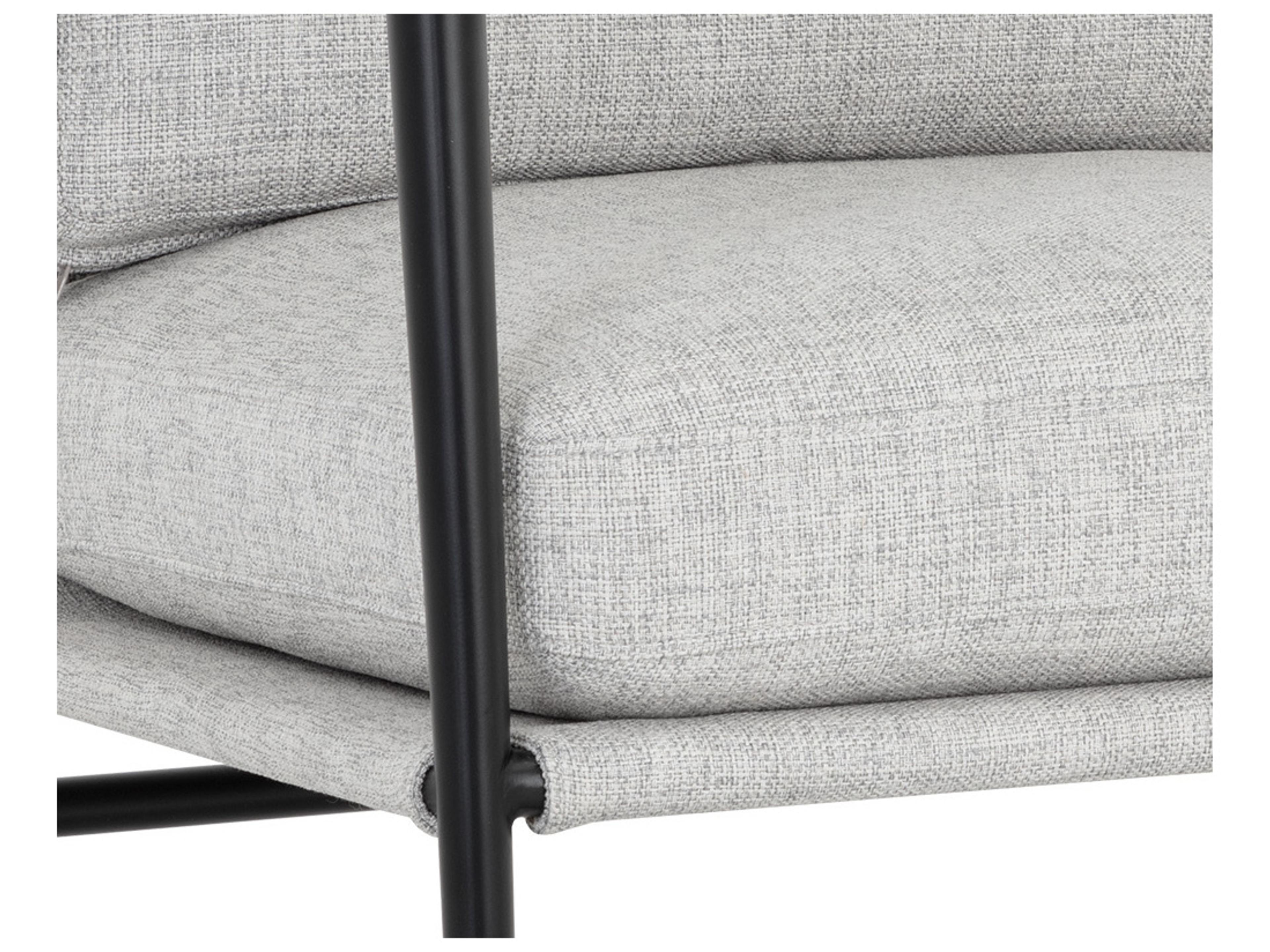 Sunpan Meadow Armchair in Vault Fog