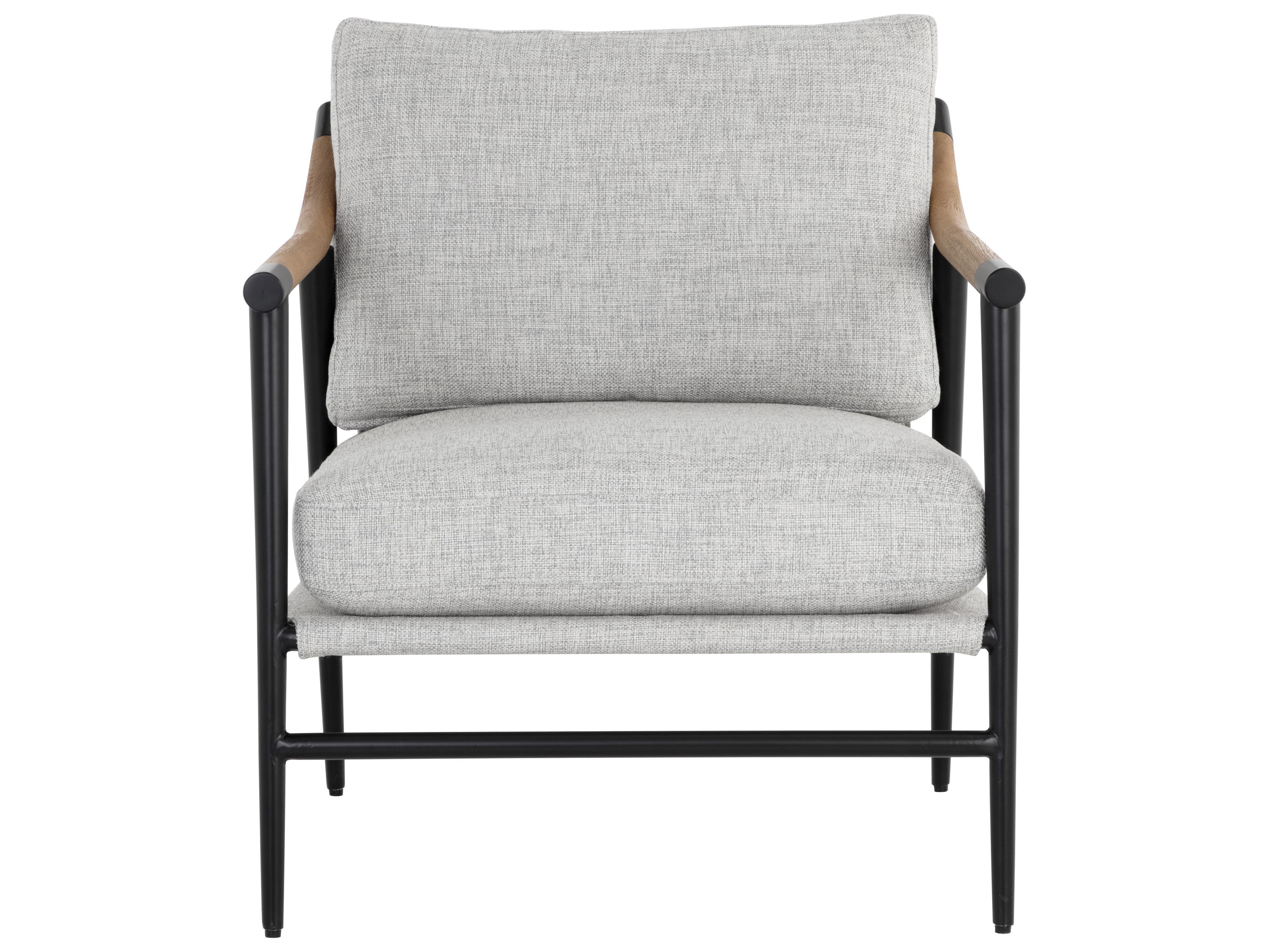 Sunpan Meadow Armchair in Vault Fog