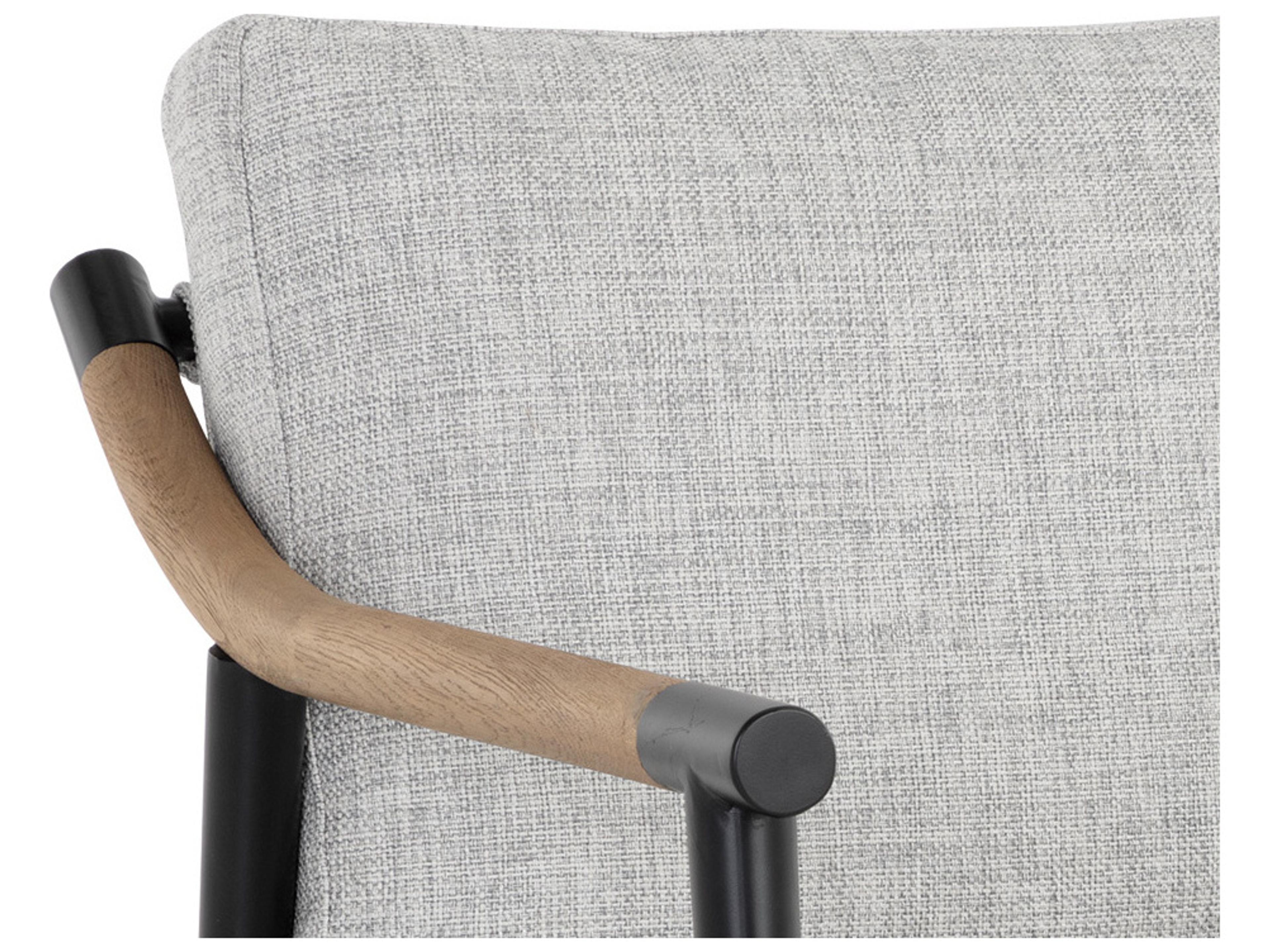 Sunpan Meadow Armchair in Vault Fog