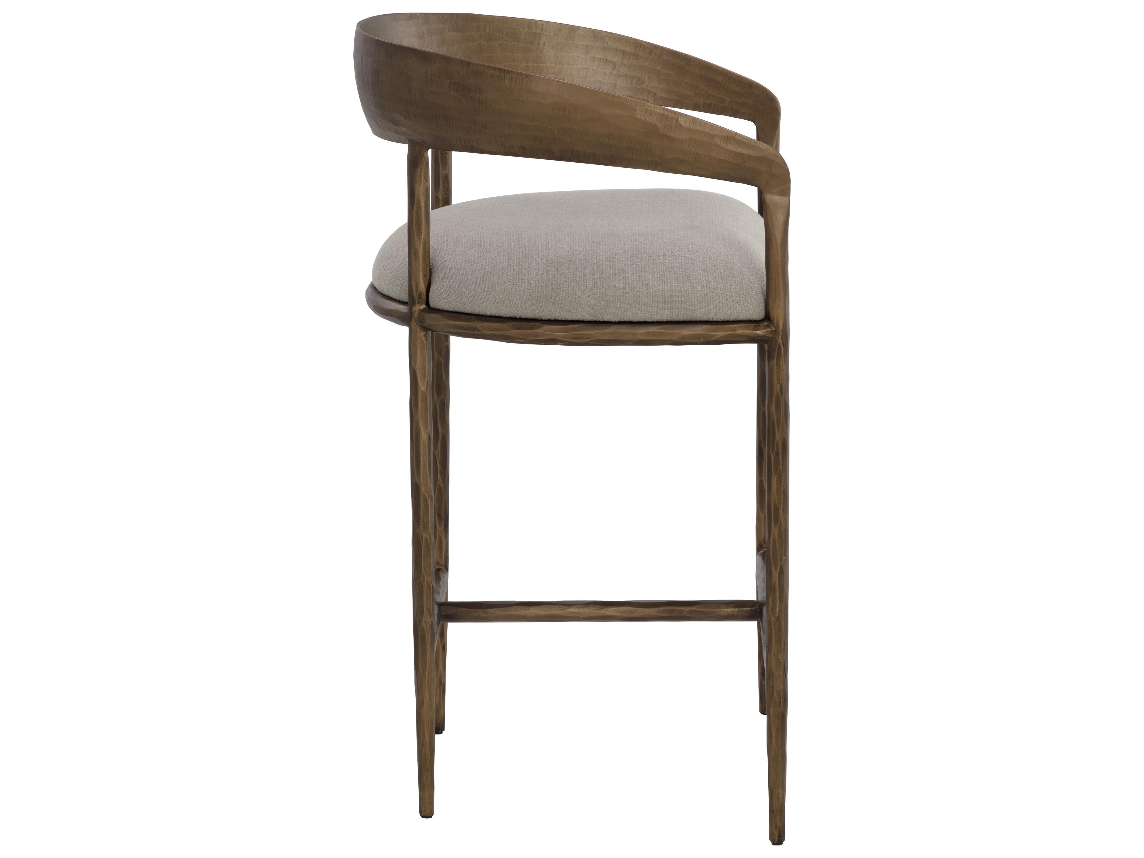 Sunpan Zanatta Zenith Taupe Grey Upholstered Counter Stool