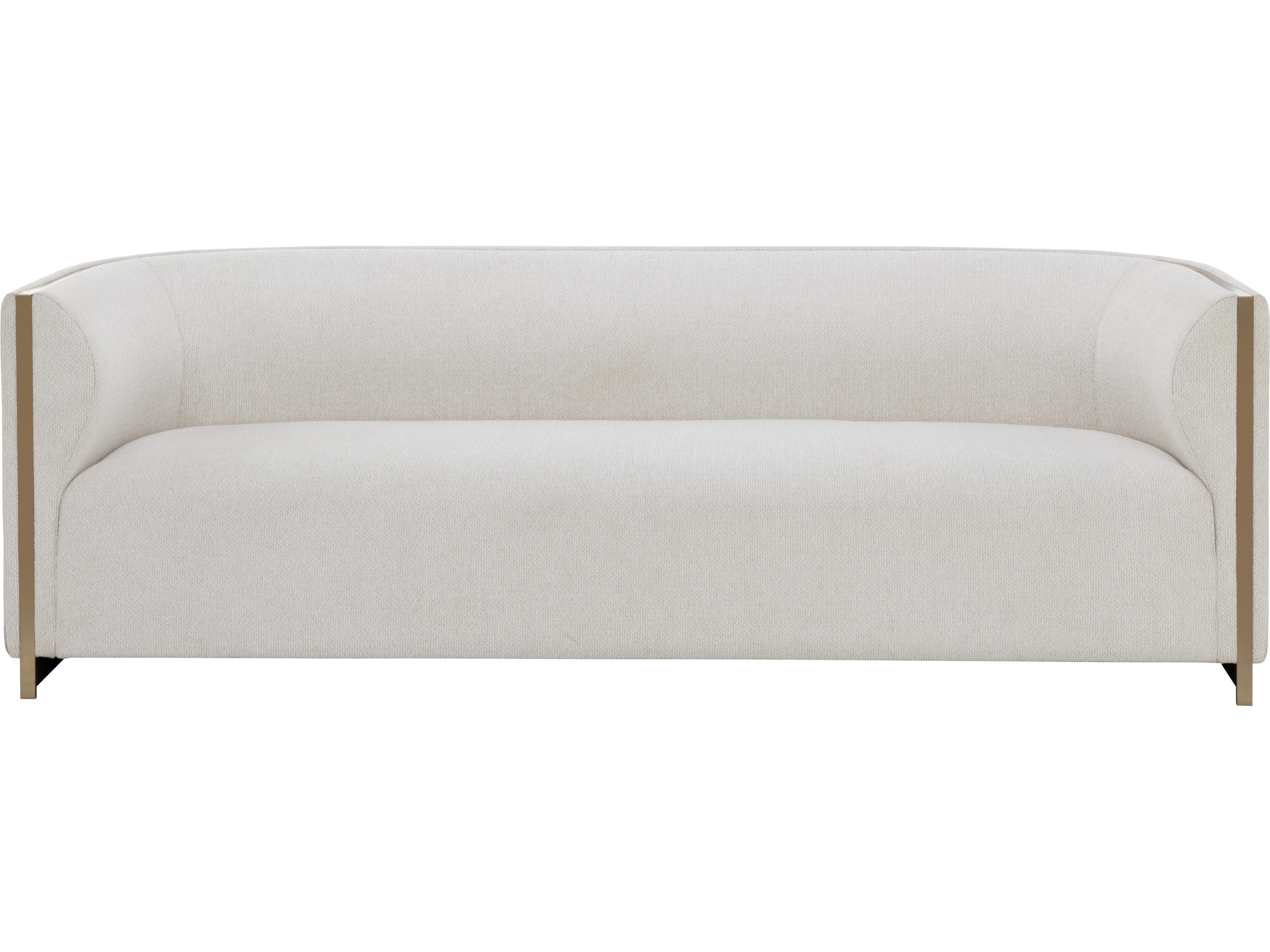 Sunpan Larron 95" Larron Sofa Rhea Light Barley