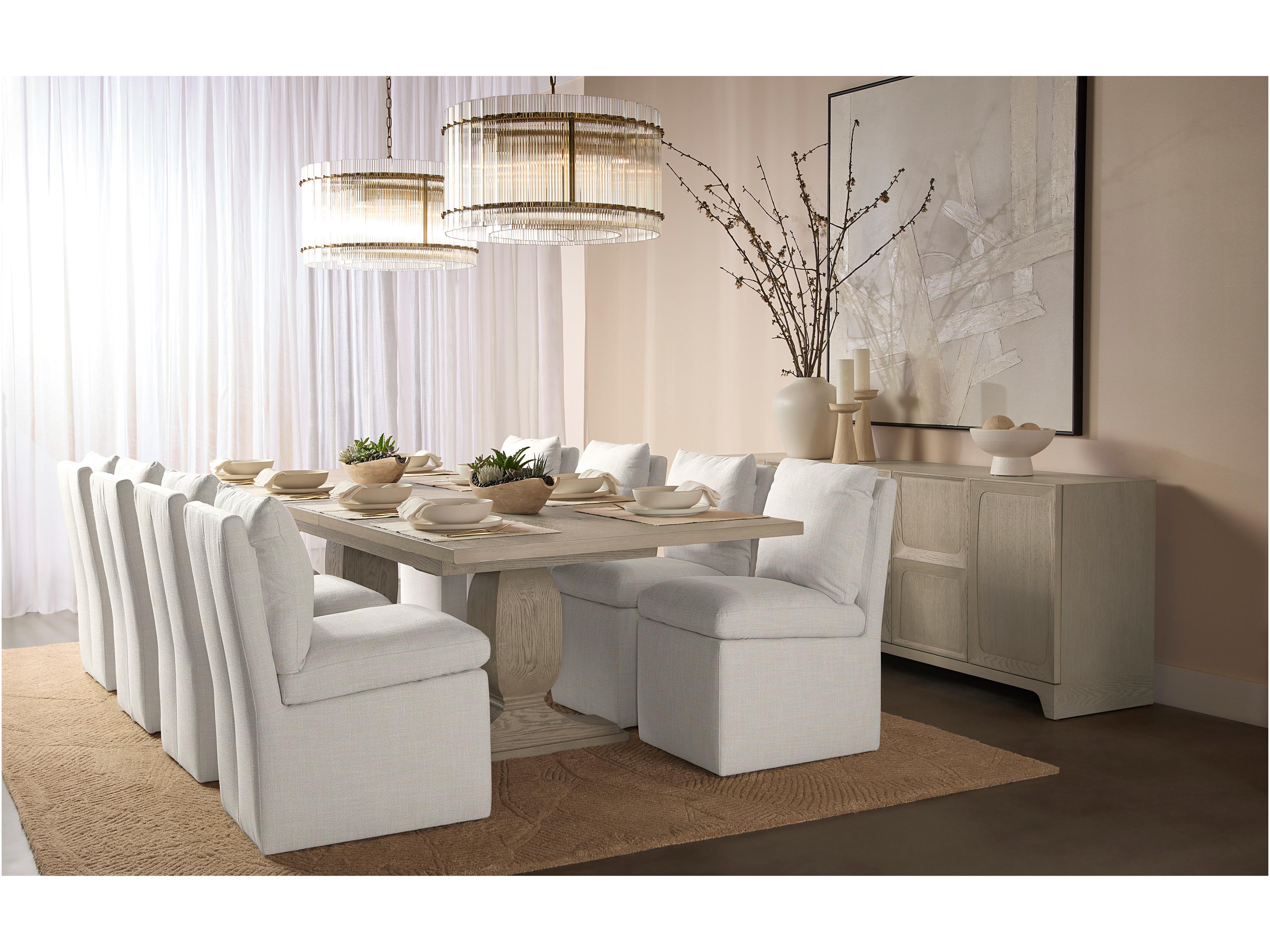 Sunpan Rhaenyra Rectangular Wood Sand Beige Dining Table