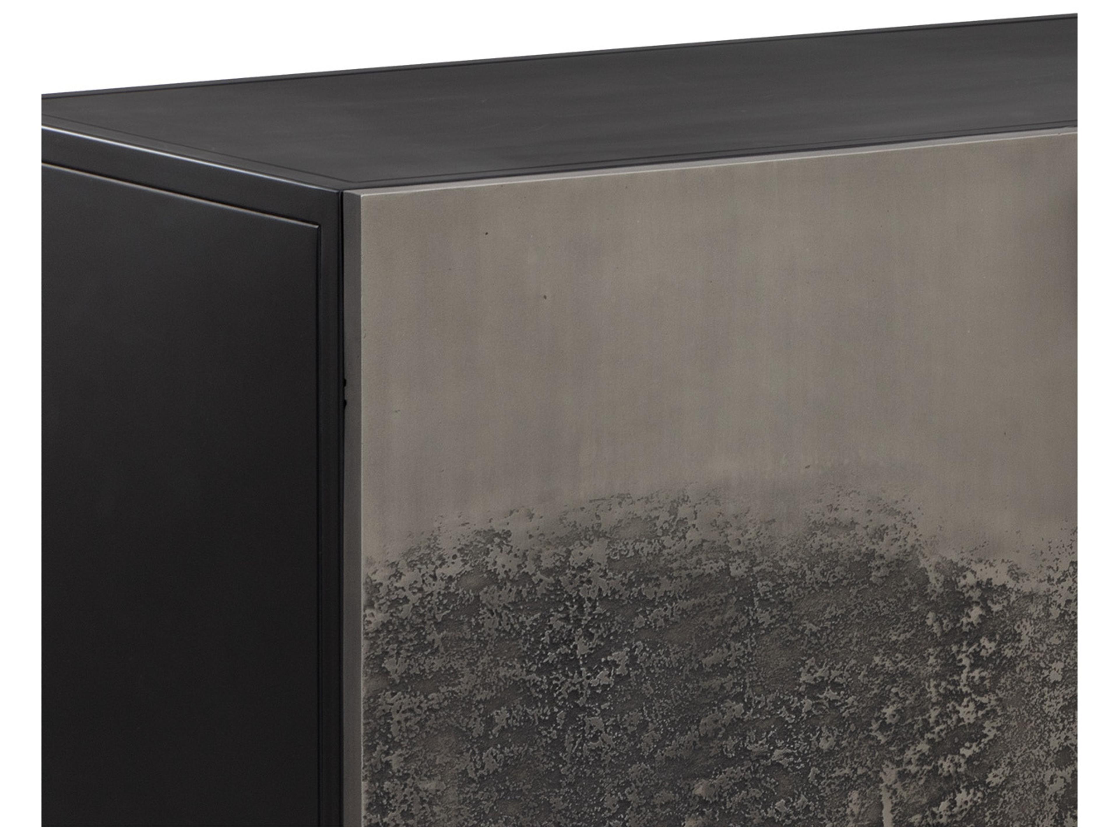 Sunpan Caddo 71" Black Antique Nickel Sideboard