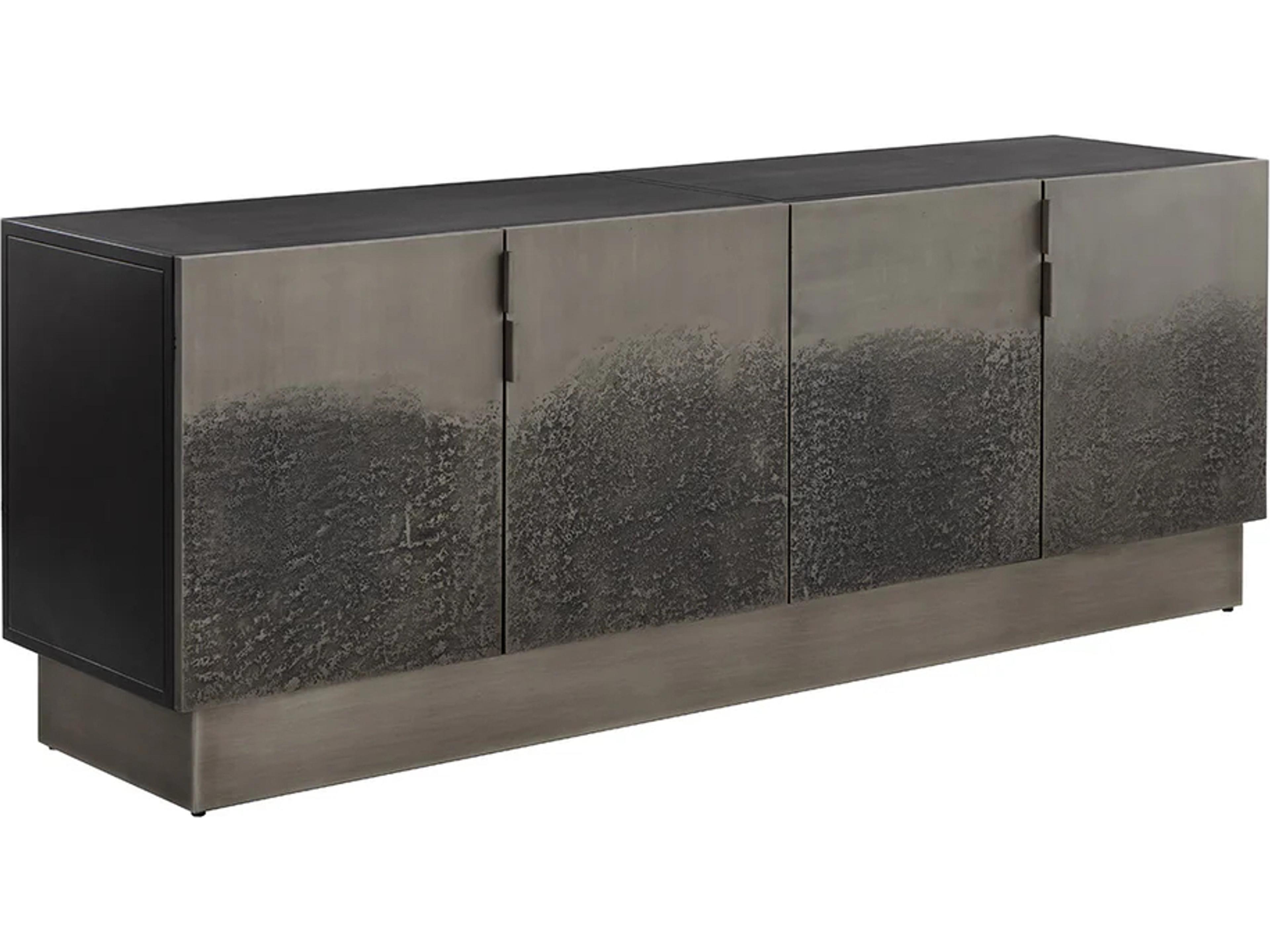 Sunpan Caddo 71" Black Antique Nickel Sideboard