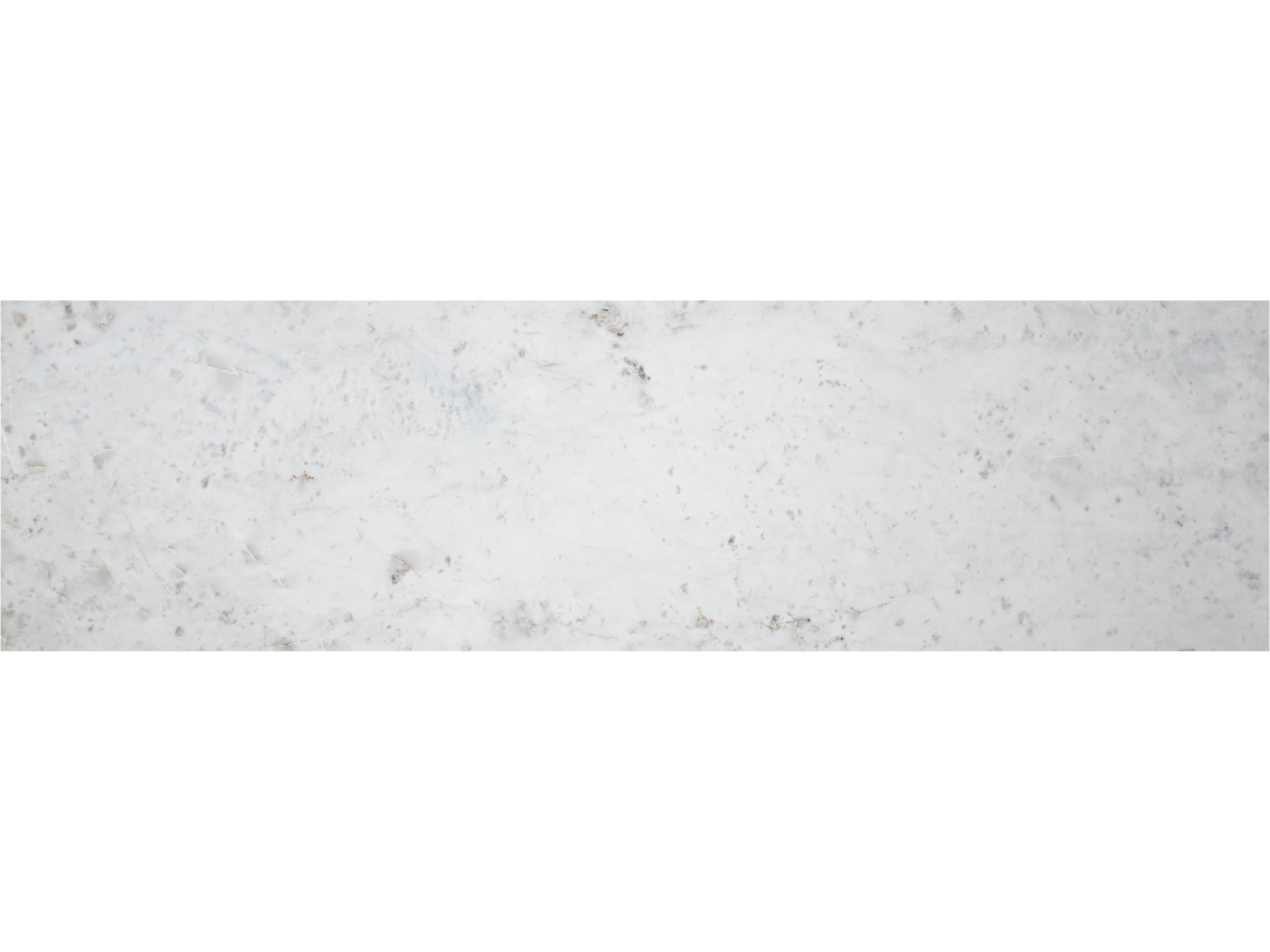 Sunpan Cowell Rectangular Marble White Antique Brass Console Table