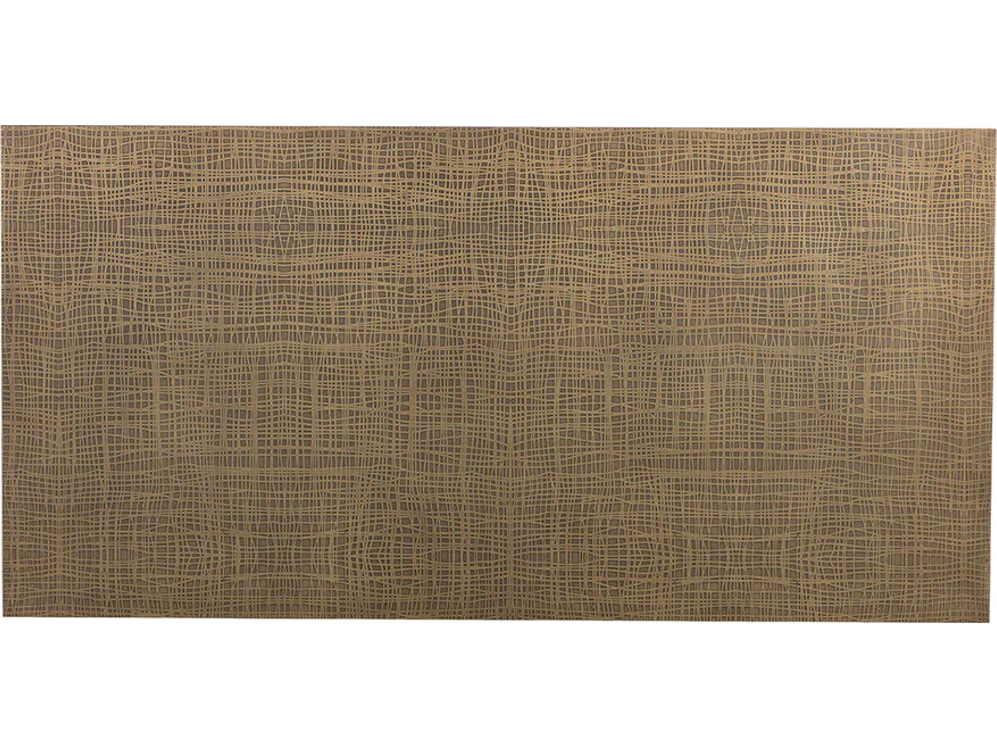 Sunpan Albans Rectangular Metal Antique Brass Black Coffee Table