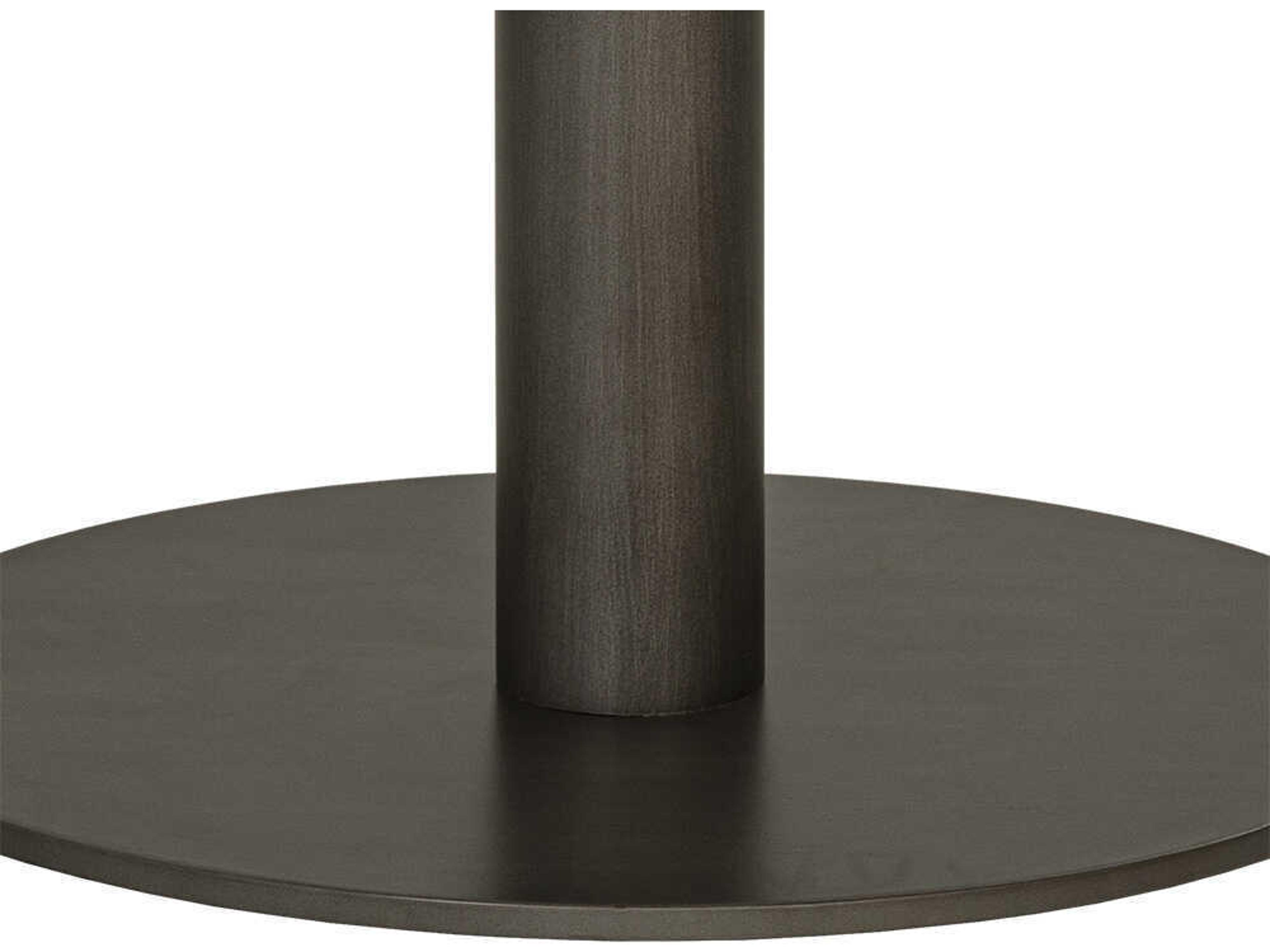 Sunpan Claudia Square Marble White Pewter Dining Table