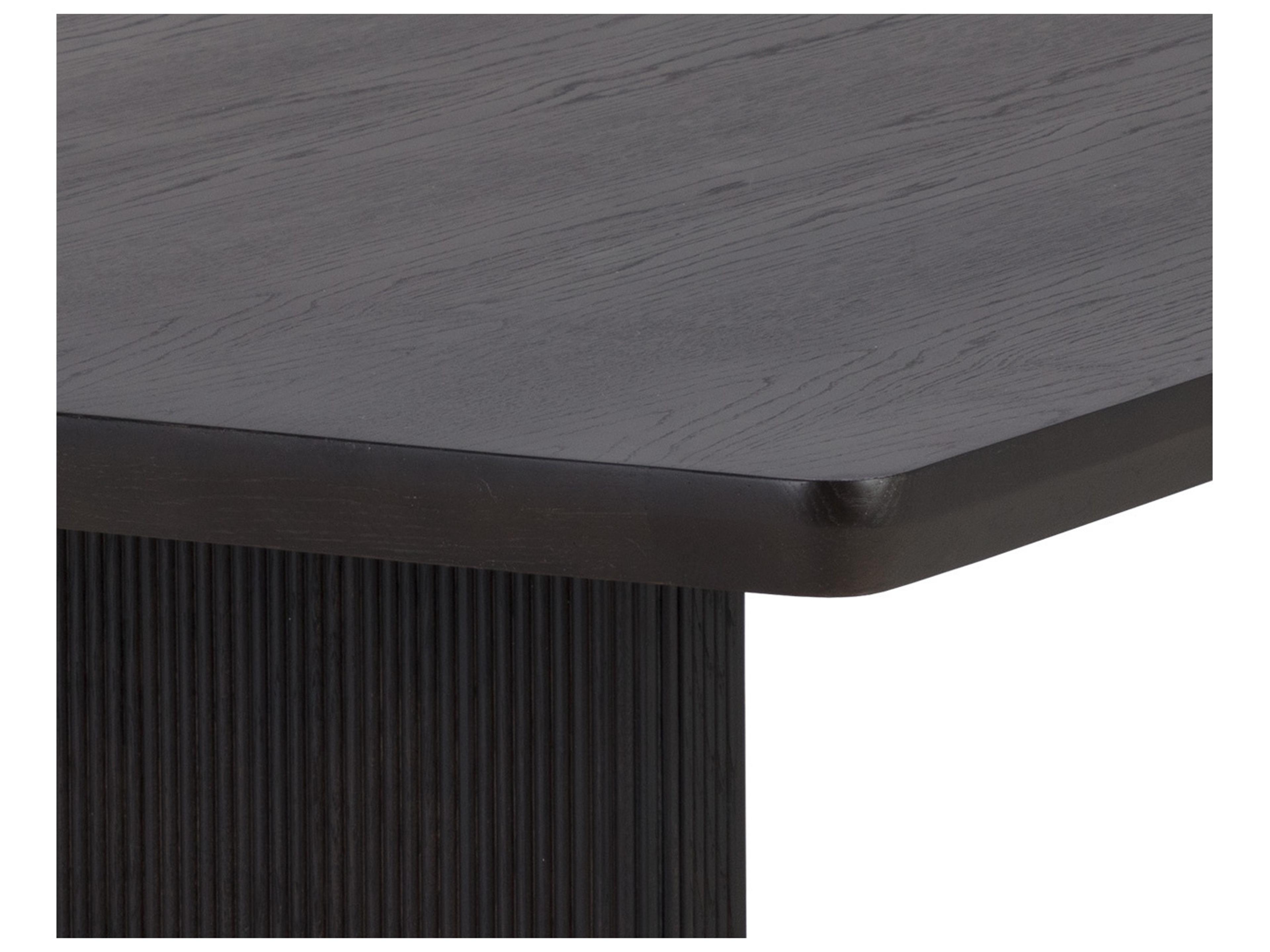 Sunpan Kalla Rectangular Wood Charcoal Dining Table