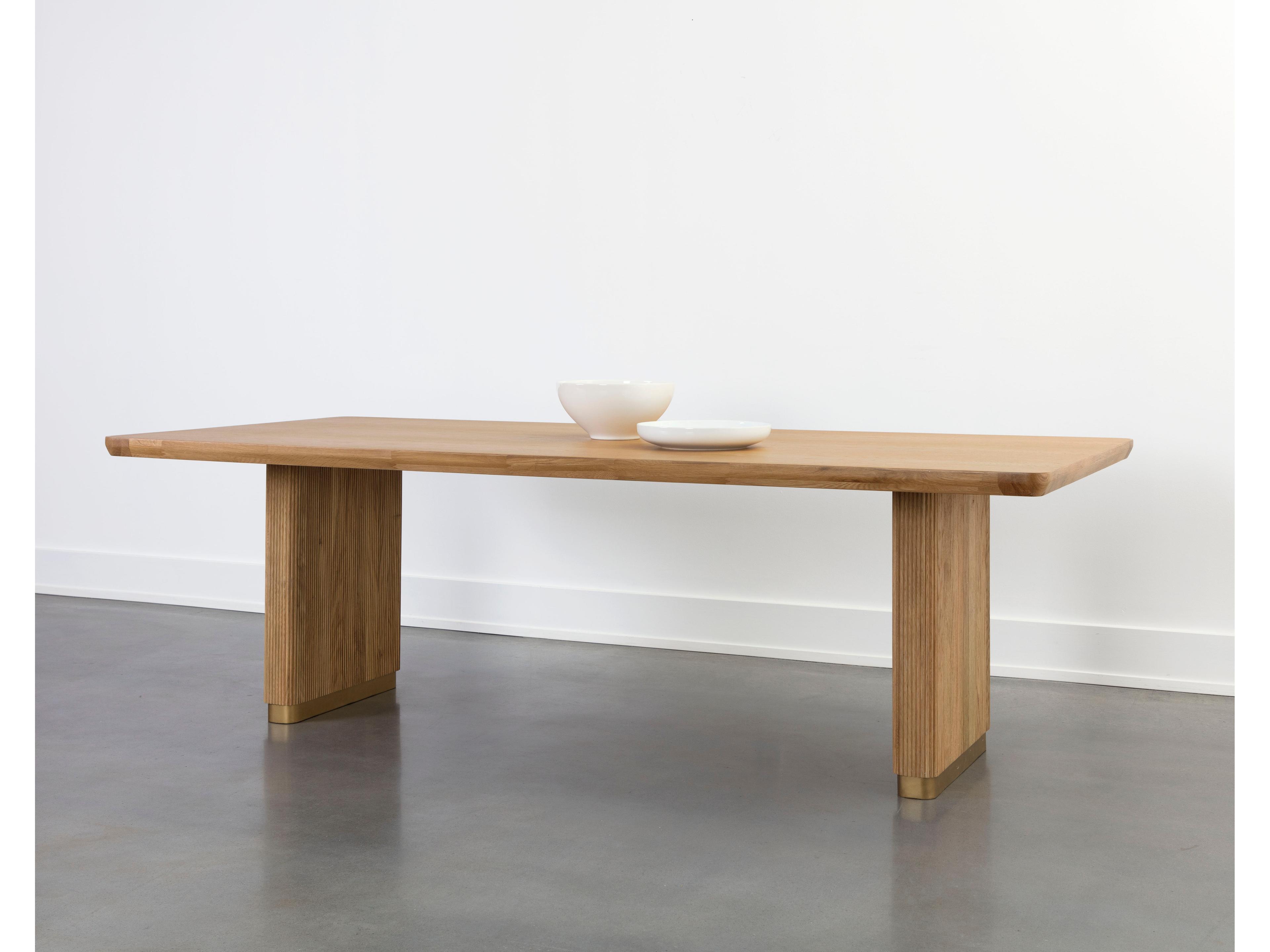 Sunpan Kalla Rectangular Wood Brown Dining Table