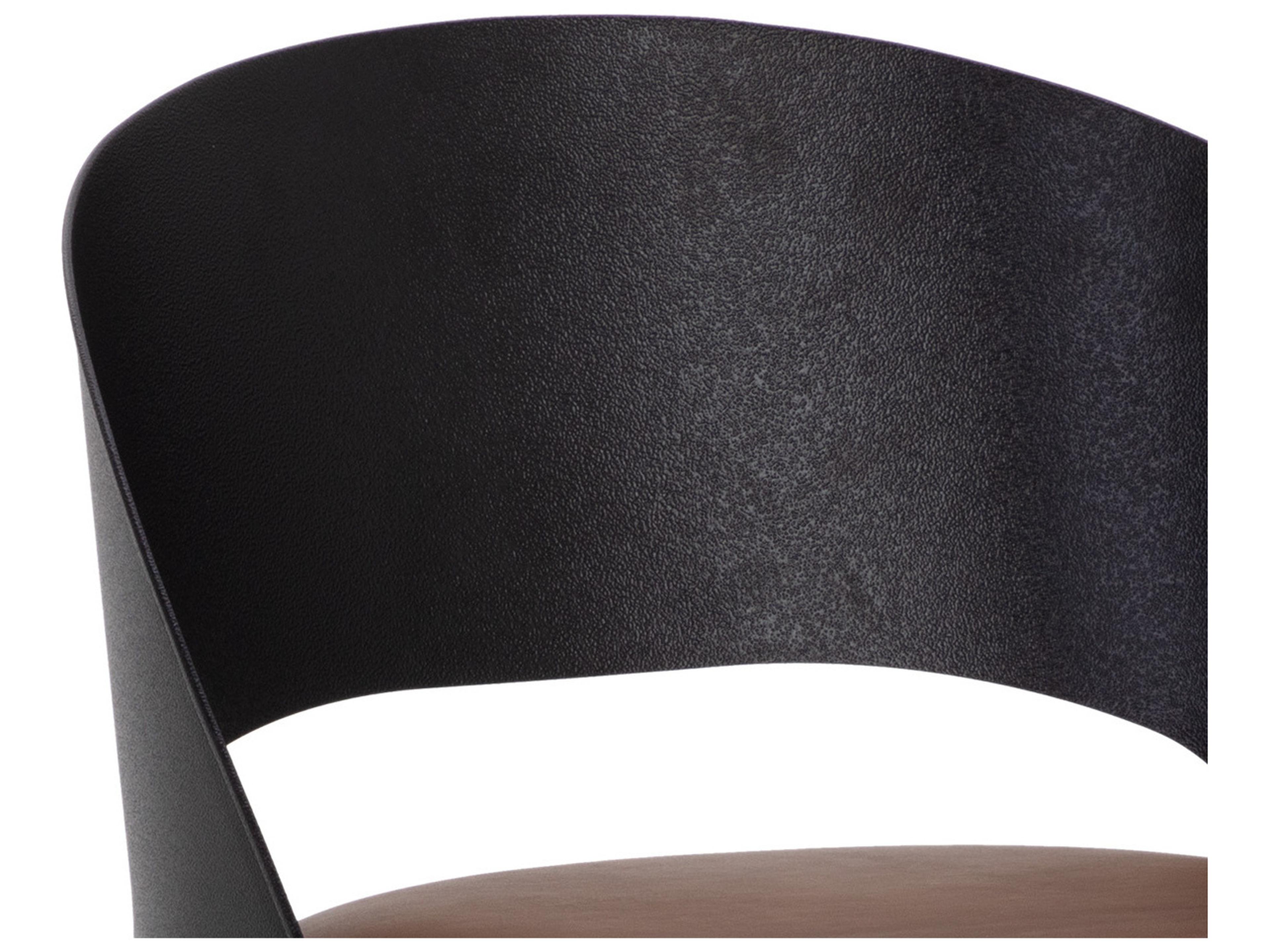 Sunpan Dezirae Black Cognac Leather Counter Stool