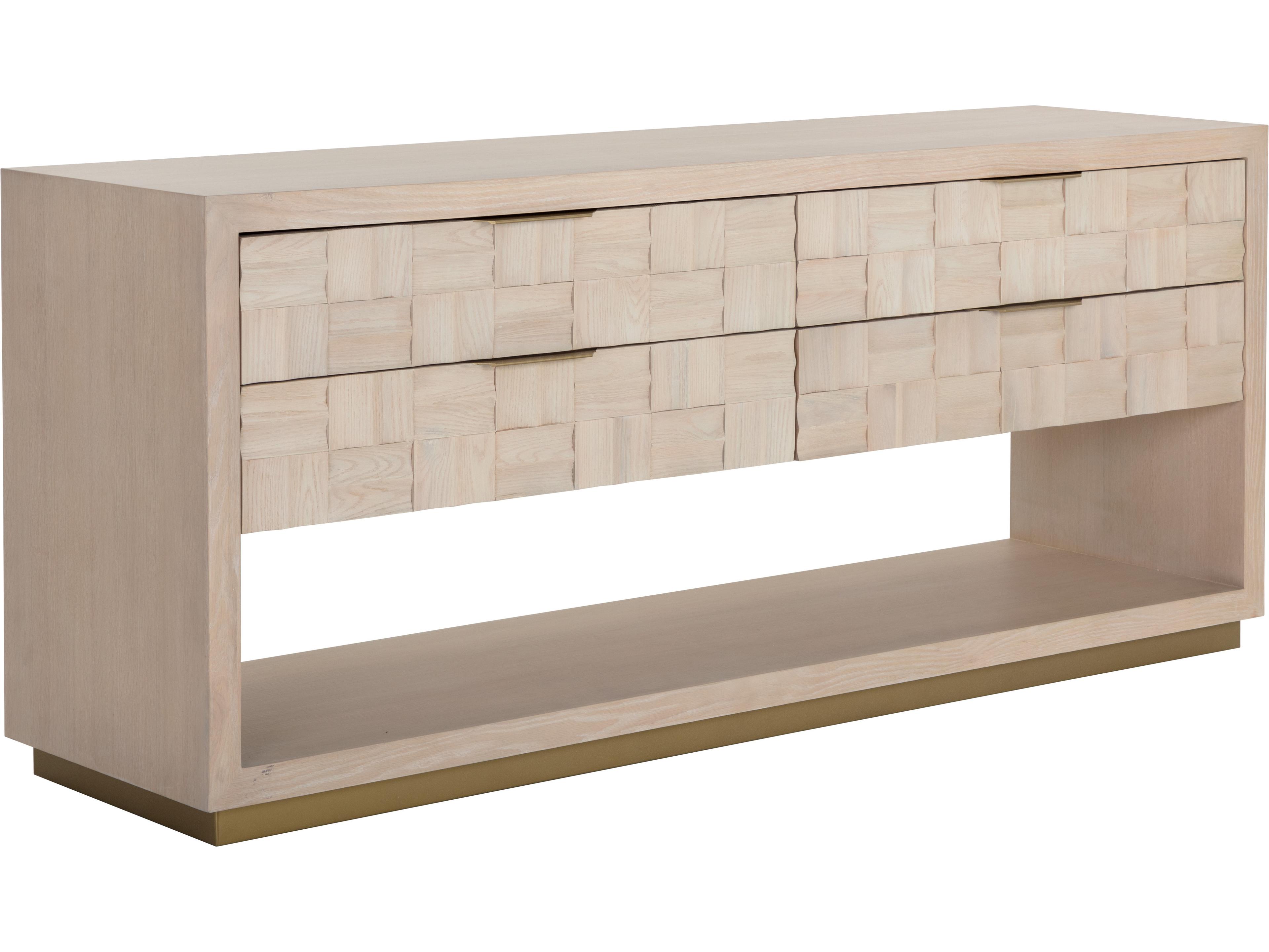 Akava Dresser Textured Oak Wood Veneer