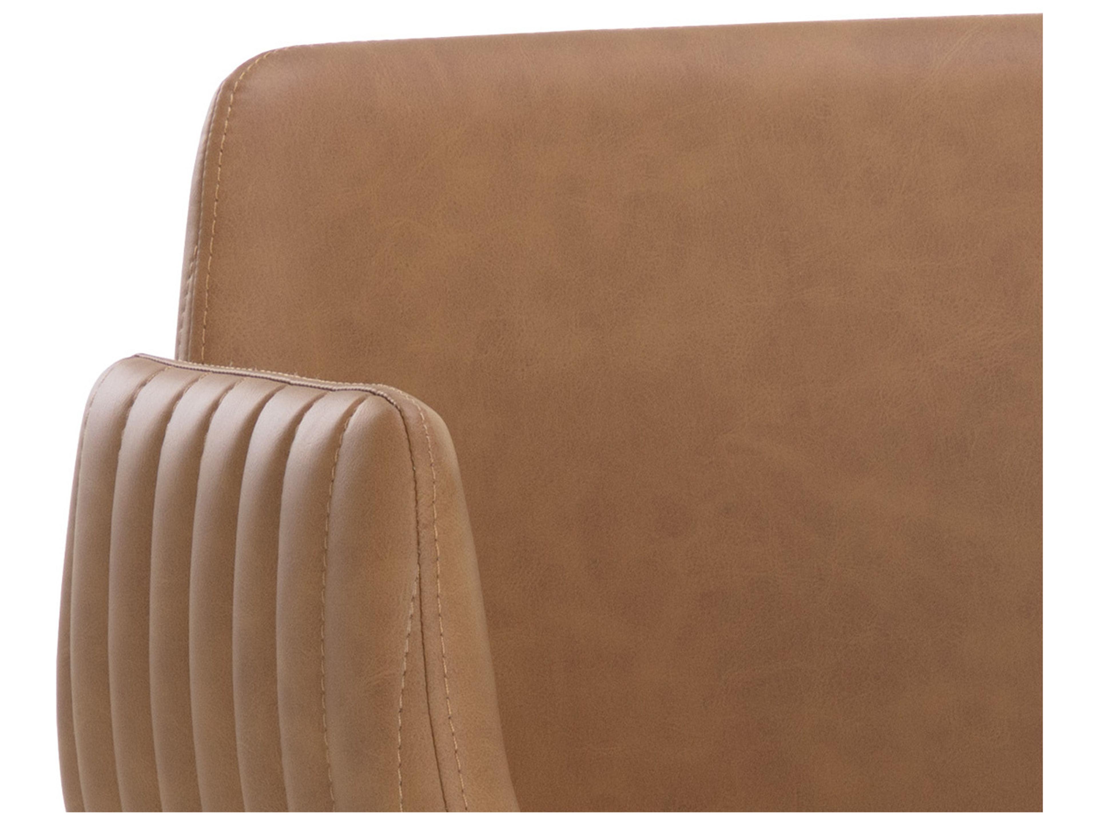 Sunpan Ikon Gold Faux Leather Counter Stool