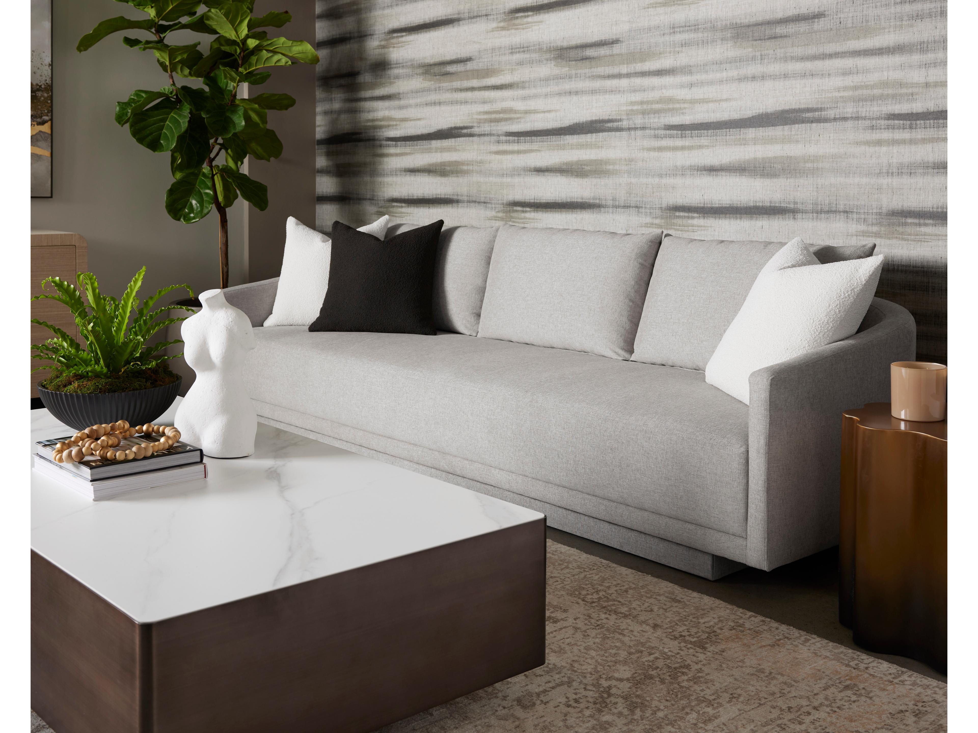 Sunpan Gannon Sofa in Ernst Sandstone