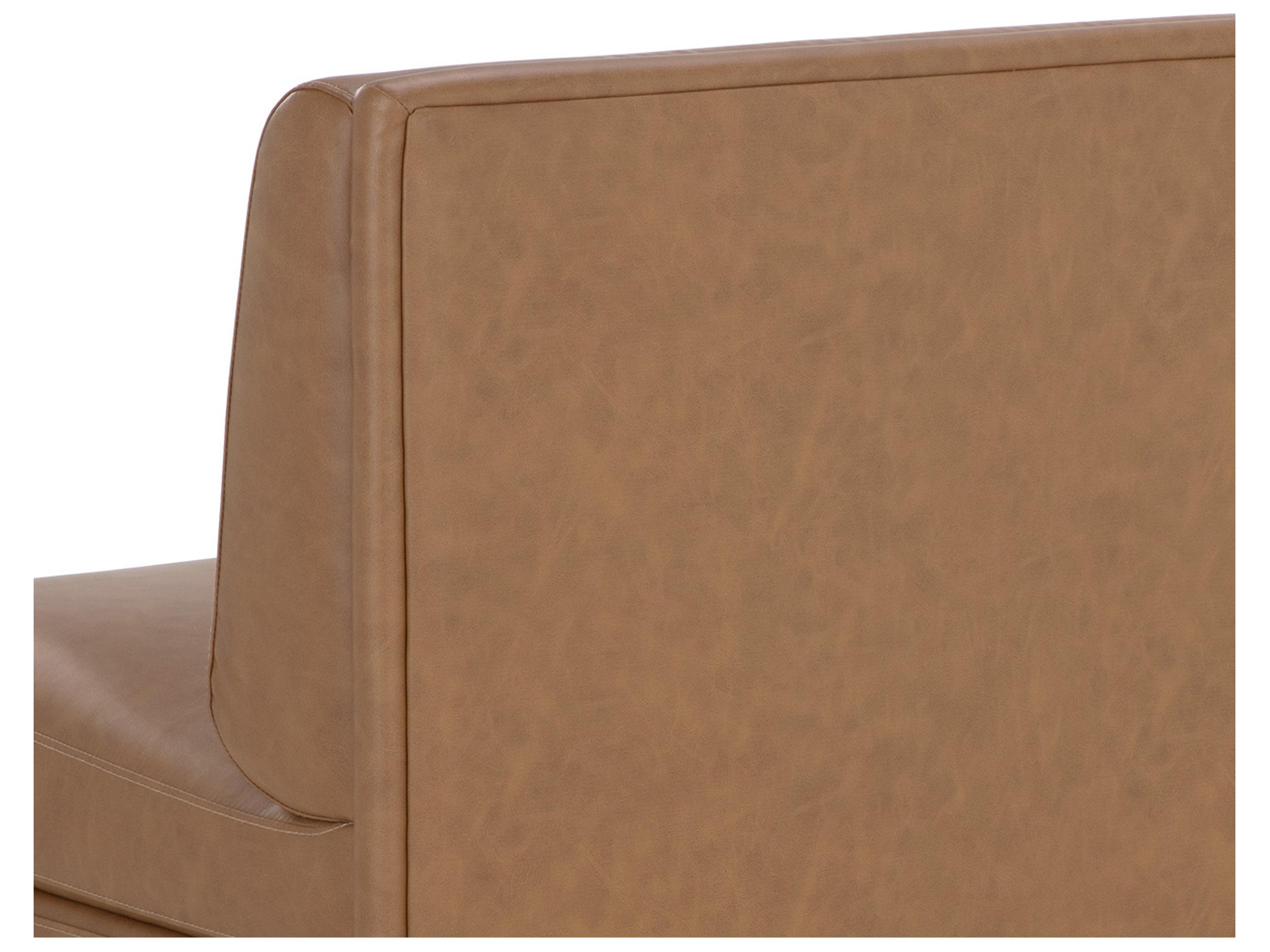 Sunpan Radcliff 65" Radcliff Banquette Milliken Cognac