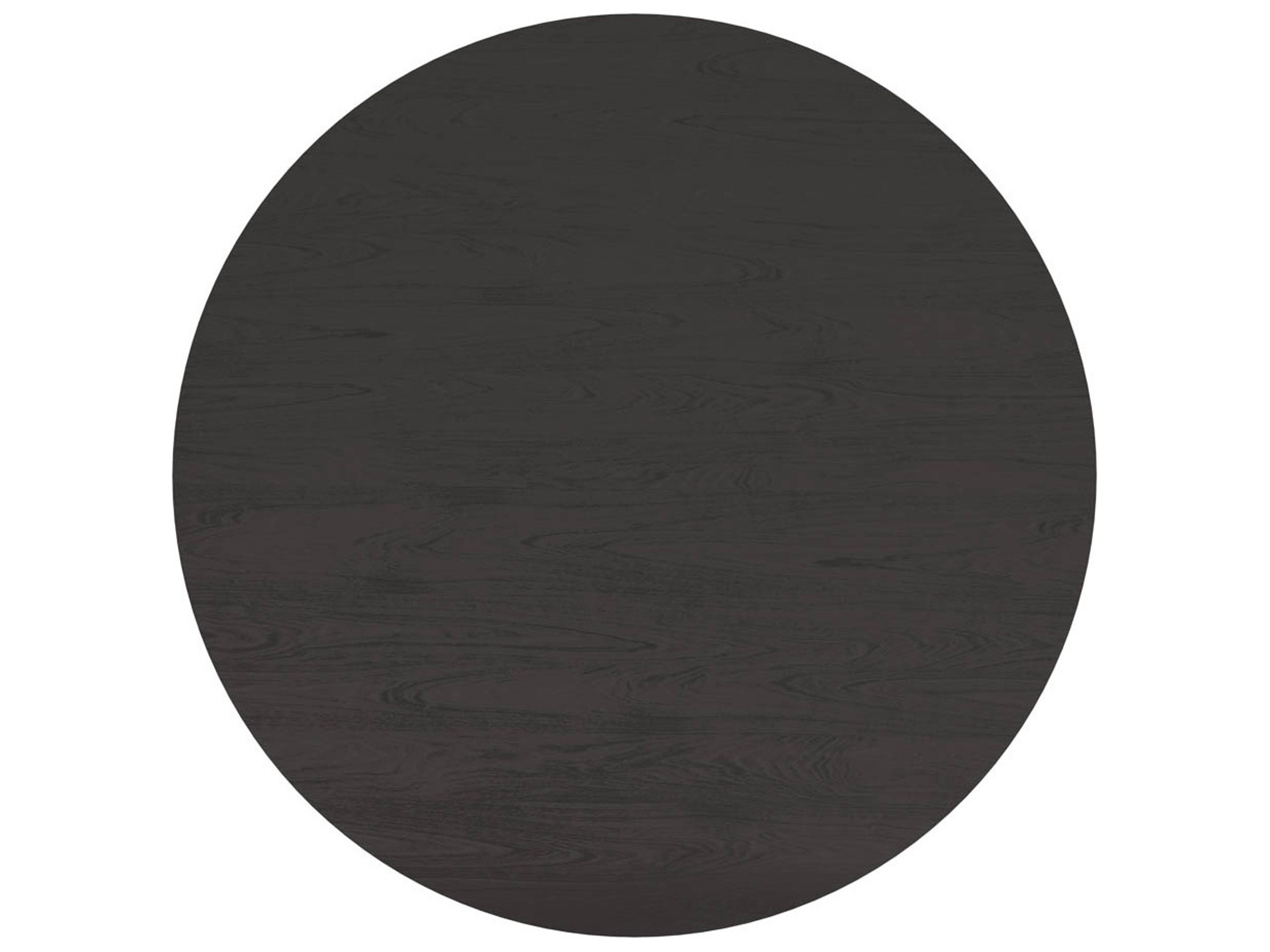 Sunpan Kalla Round Wood Charcoal Dining Table