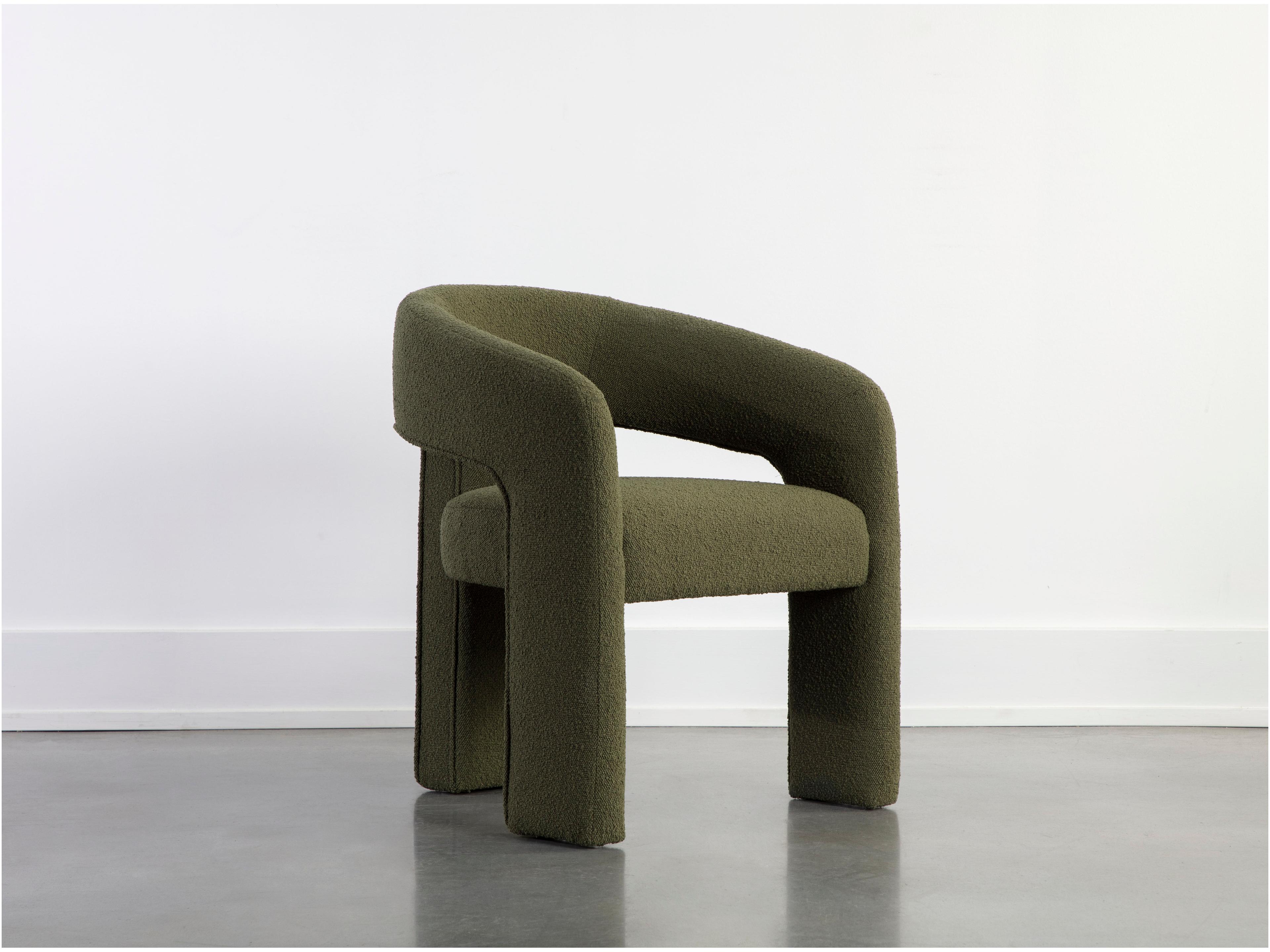 Sunpan Isidore Isidore Dining Armchair Copenhagen Olive