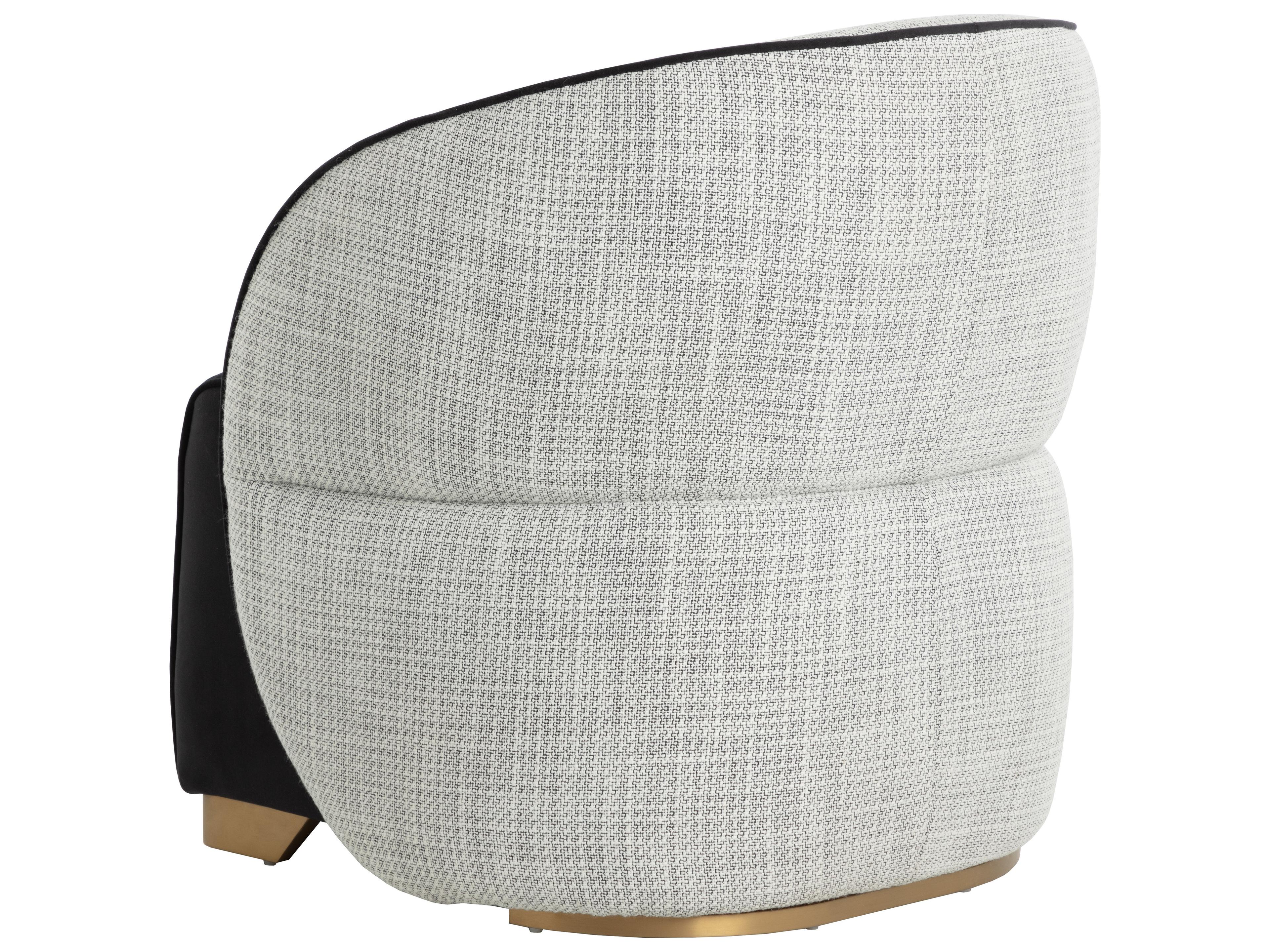 Sunpan Fatina Black Accent Chair