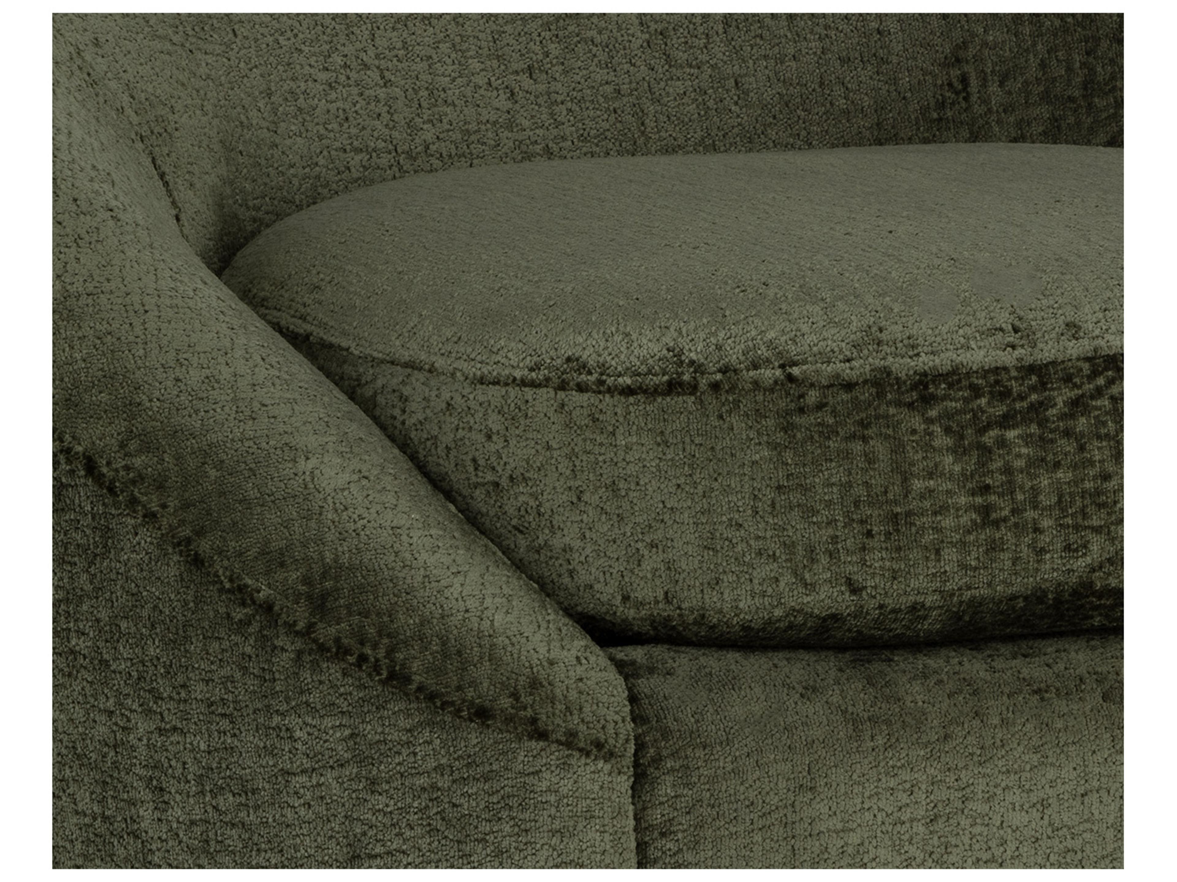 Sunpan Bliss Swivel Green Fabric Accent Chair