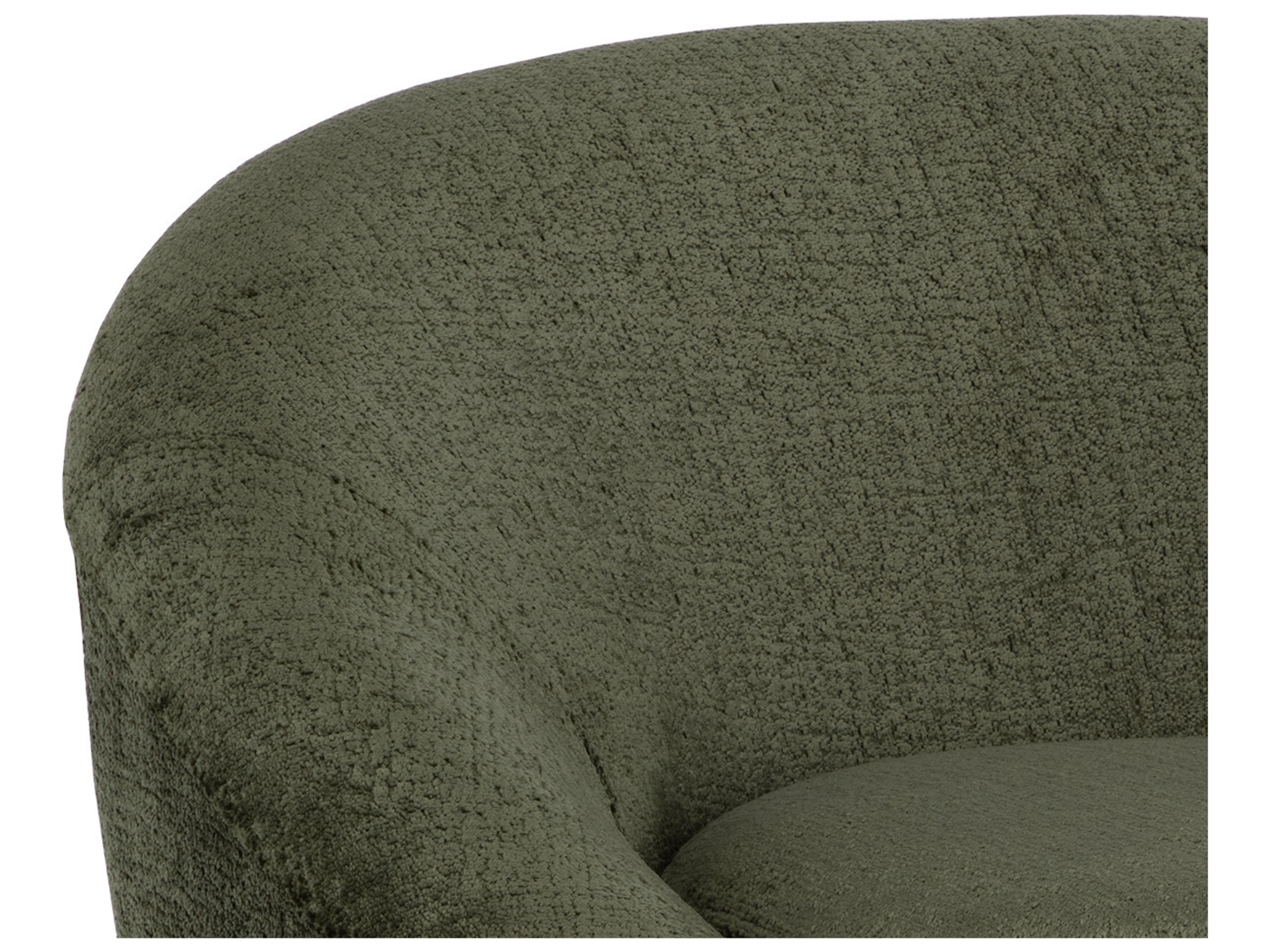 Sunpan Bliss Swivel Green Fabric Accent Chair