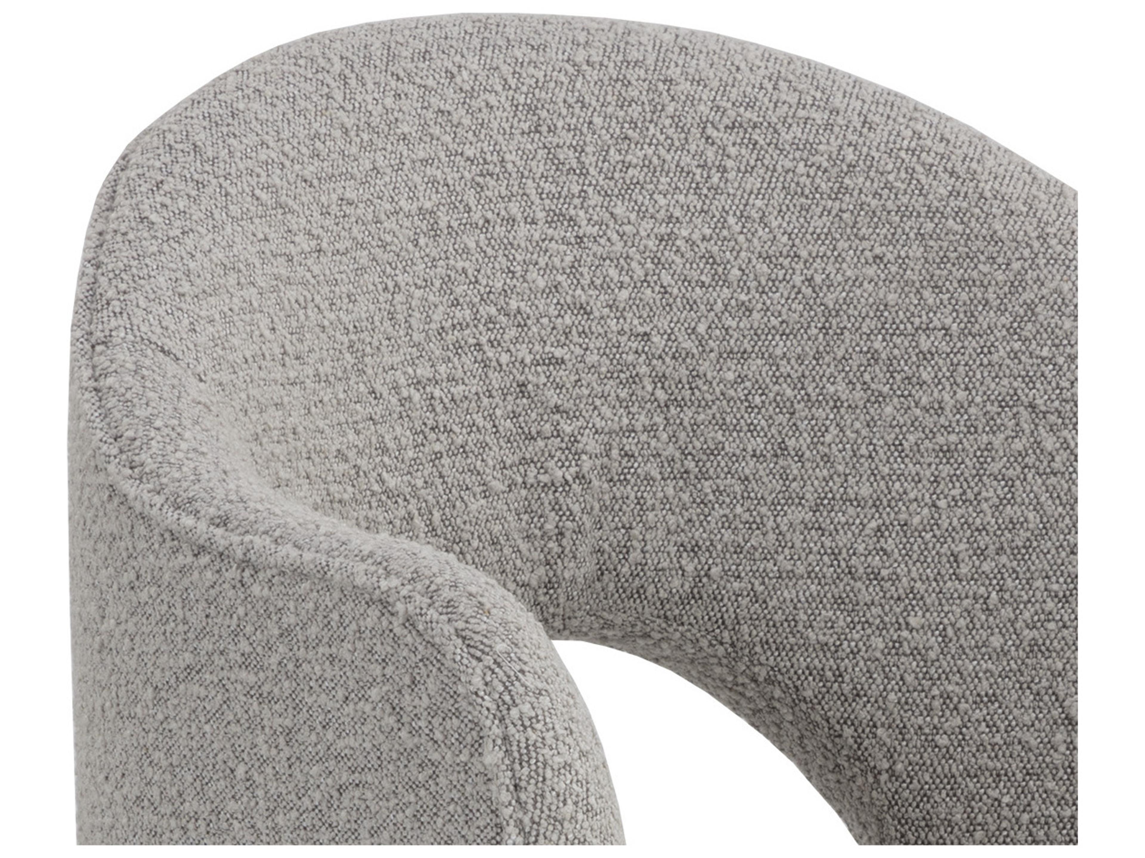 Sunpan Anaya Gray Upholstered Arm Dining Chair