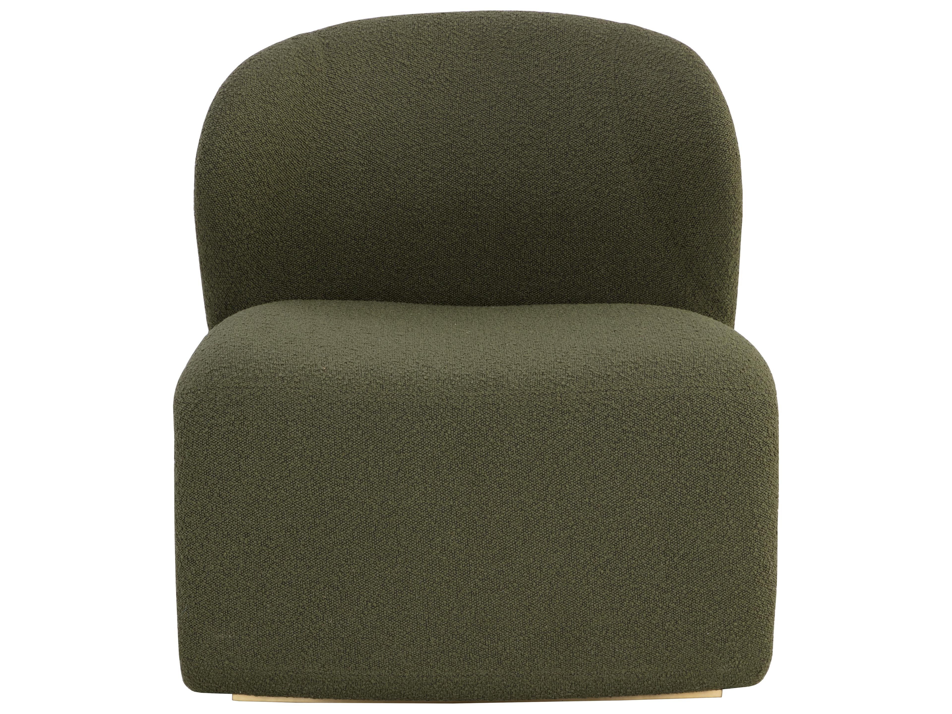 Sunpan Ikon Green Fabric Accent Chair
