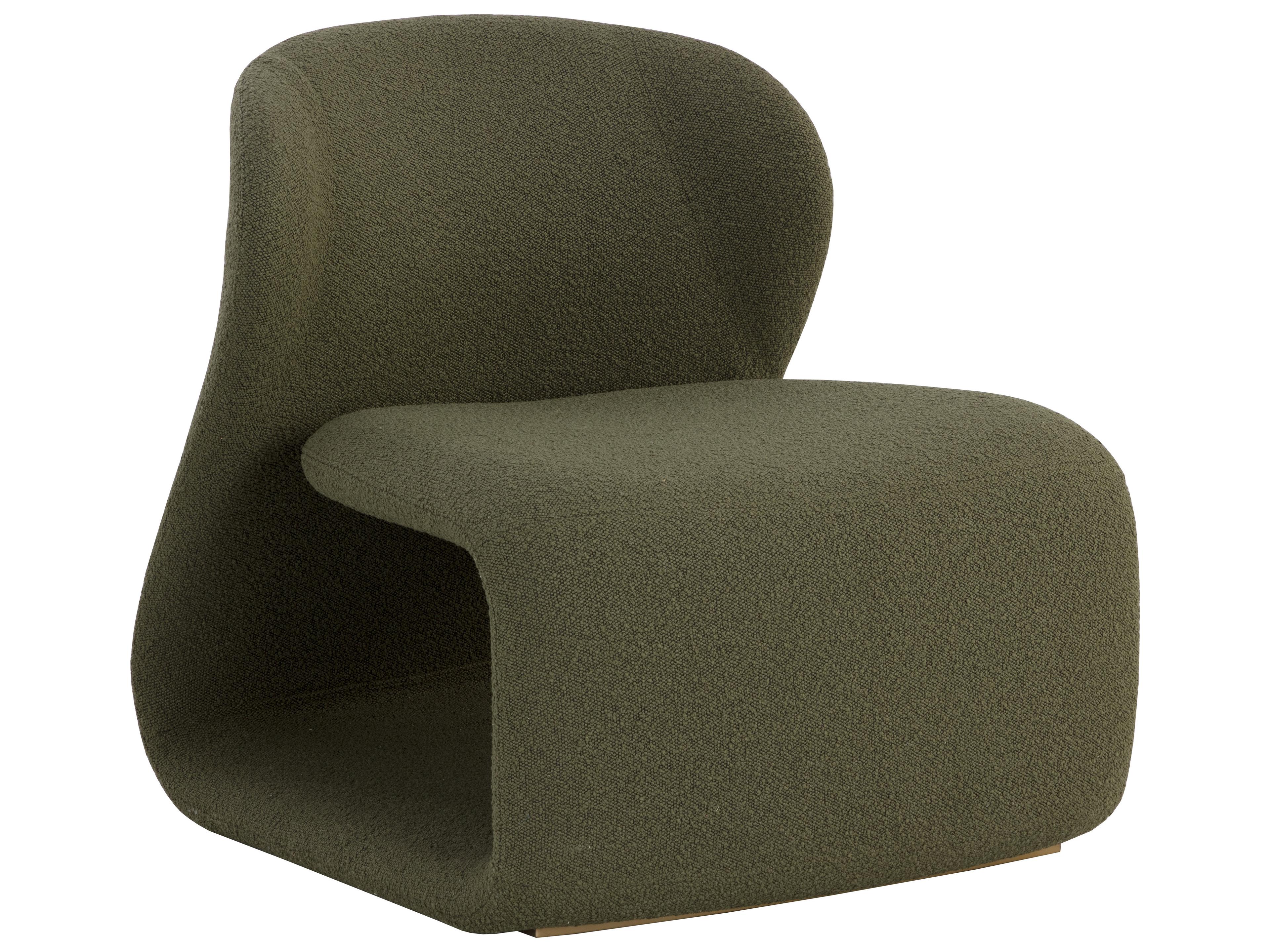 Ikon Green Fabric Accent Chair