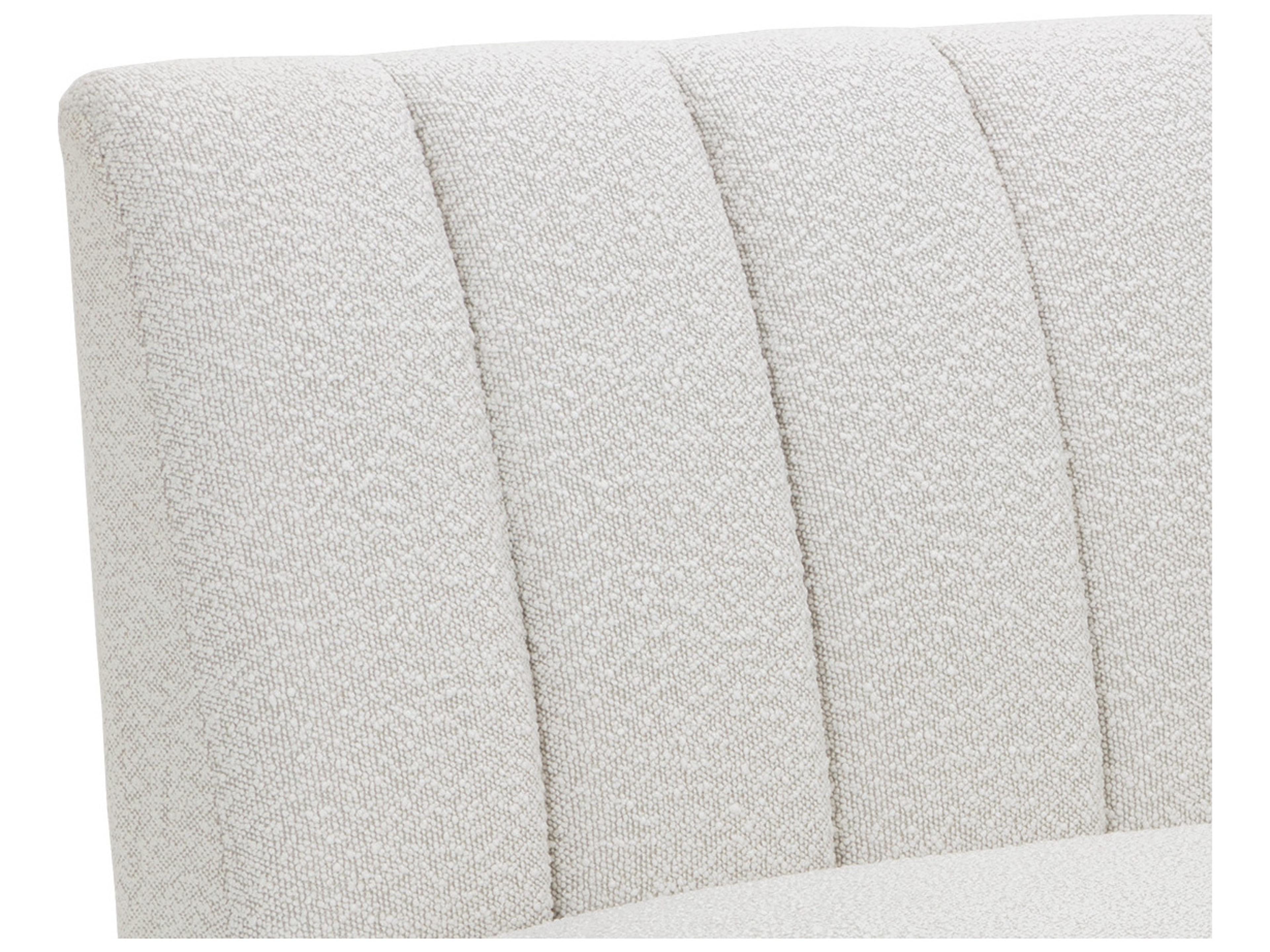 Sunpan Kosovo Natural White Upholstered Loveseat