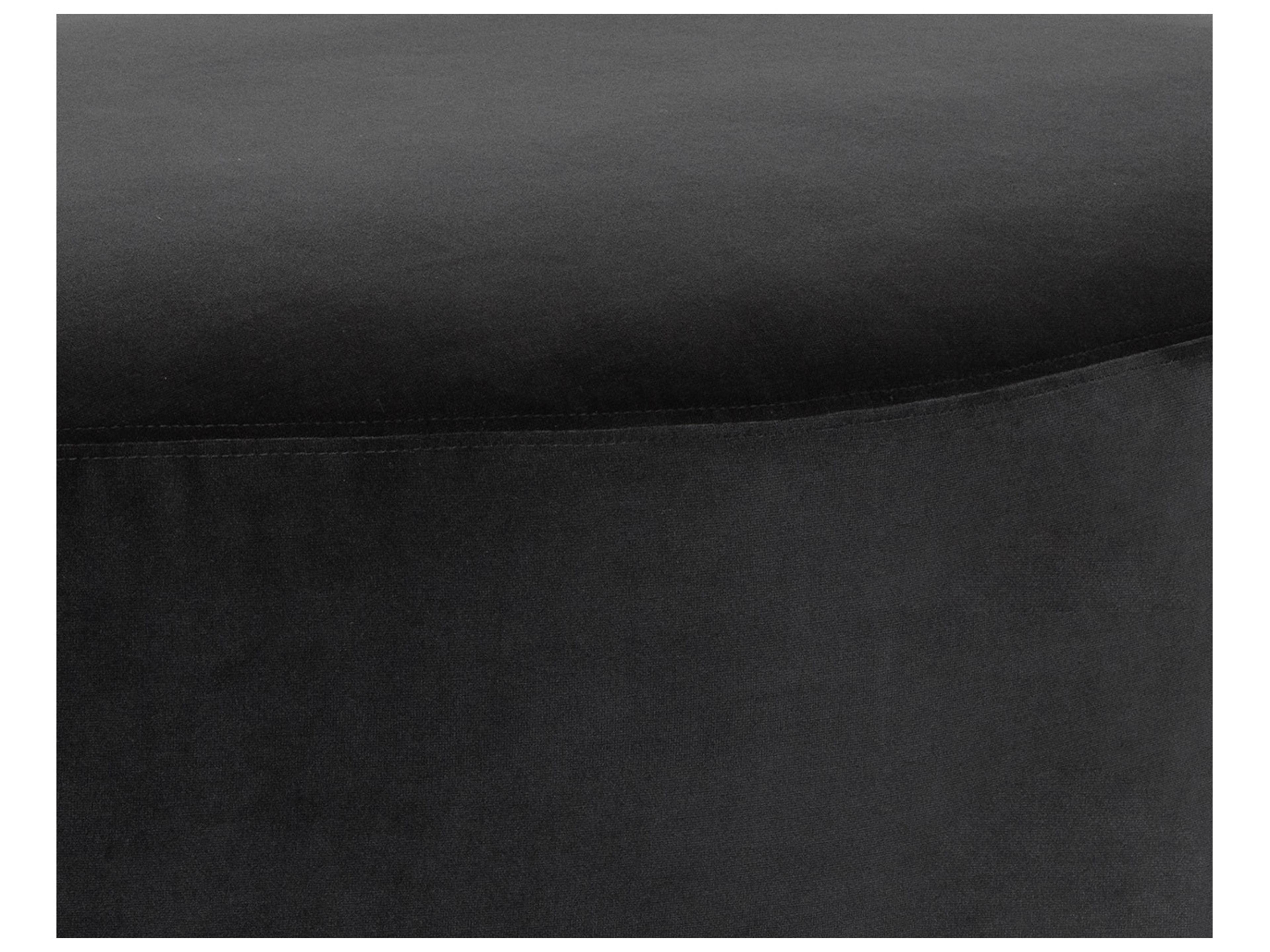 Sunpan Soraya Black Upholstered Ottoman